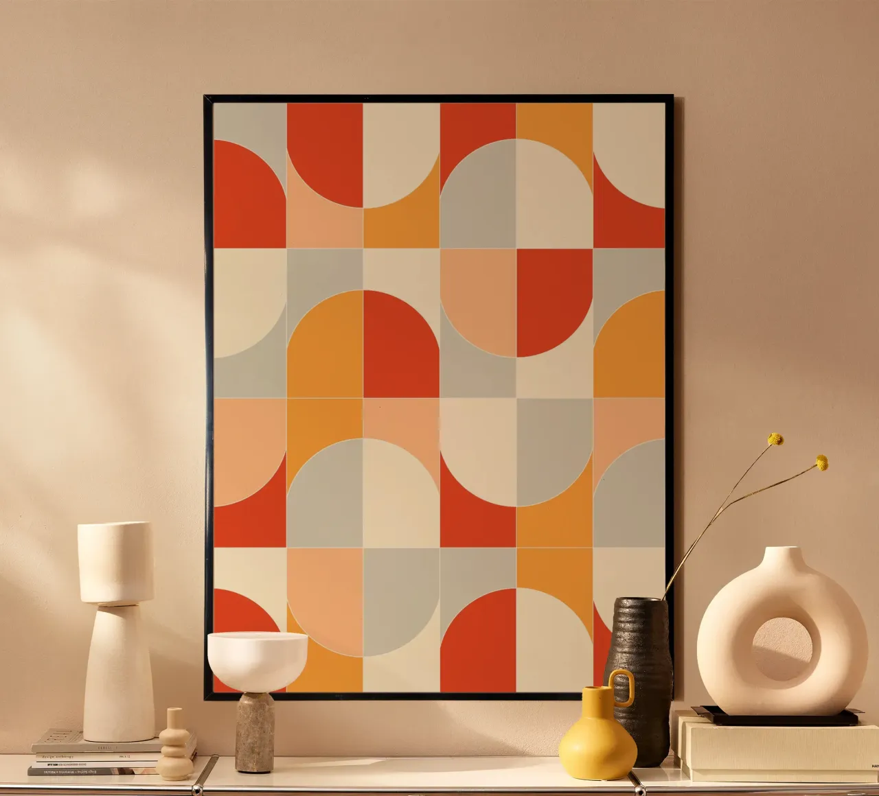 Bold Geo Tiles 02 poster da designdn