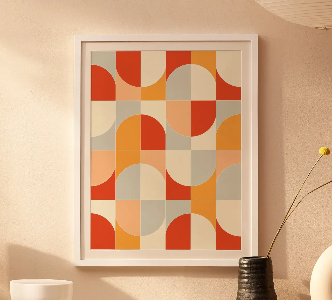 Bold Geo Tiles 02 poster da designdn
