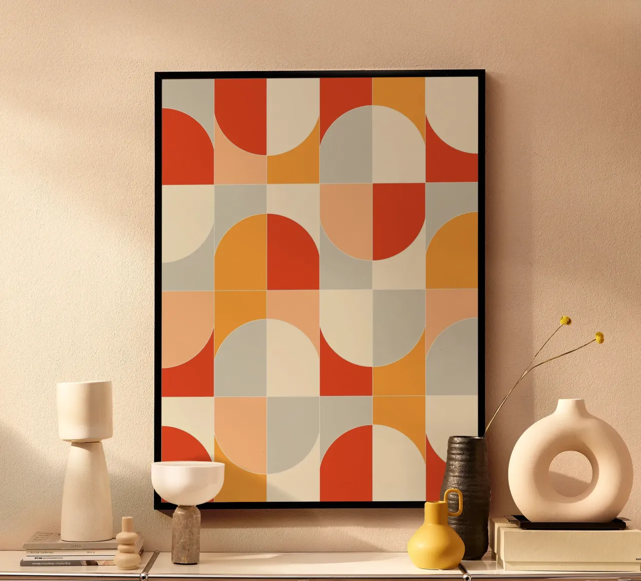 Bold Geo Tiles 02 poster da designdn