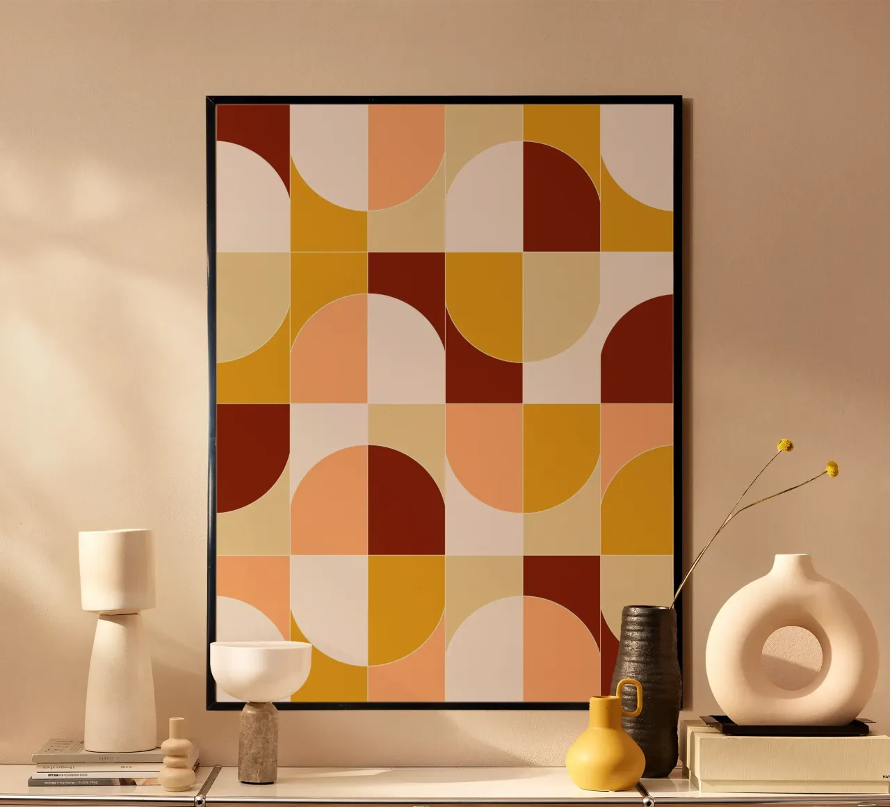 Bold Geo Tiles 03 poster da designdn