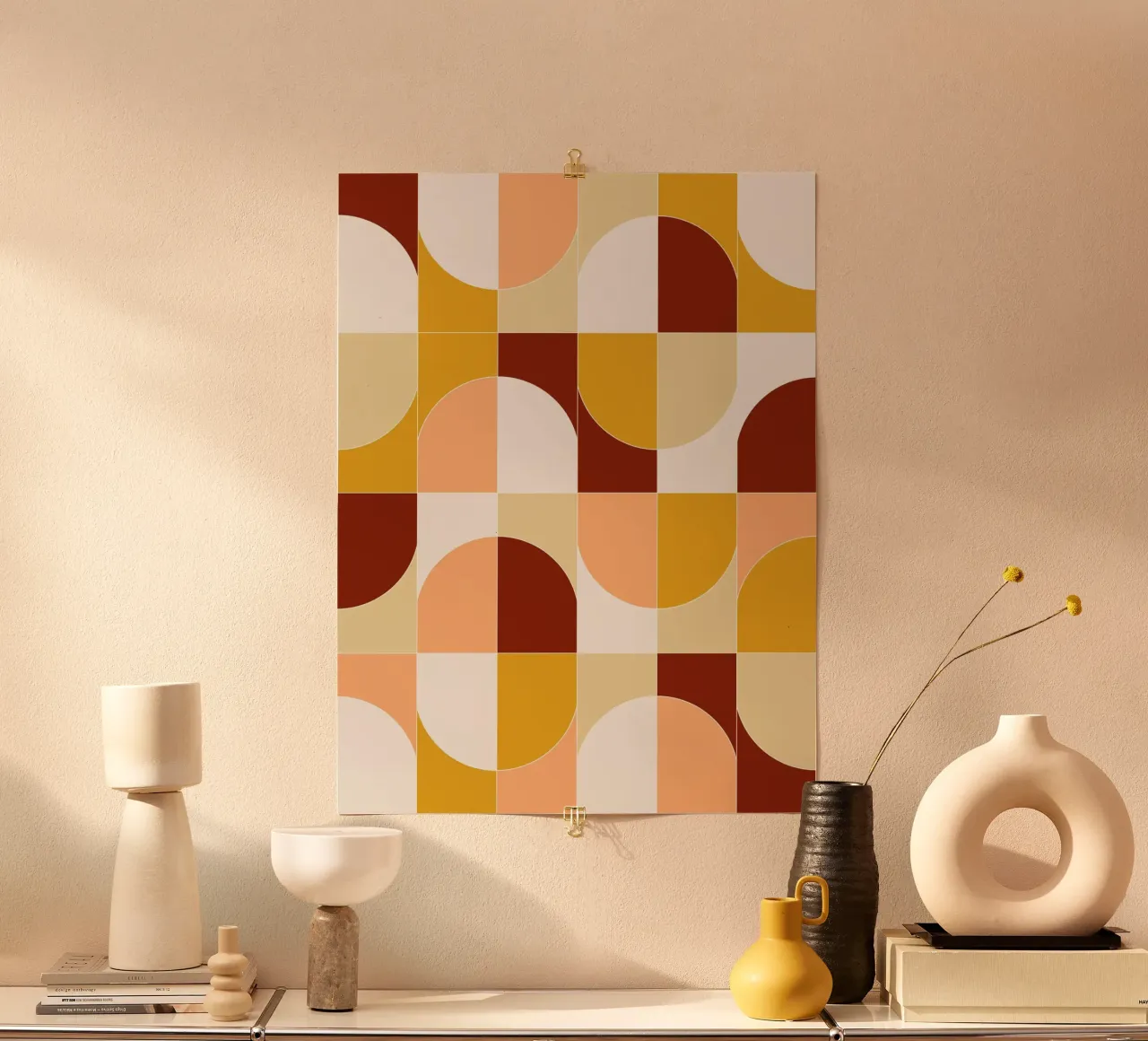 Bold Geo Tiles 03 poster da designdn