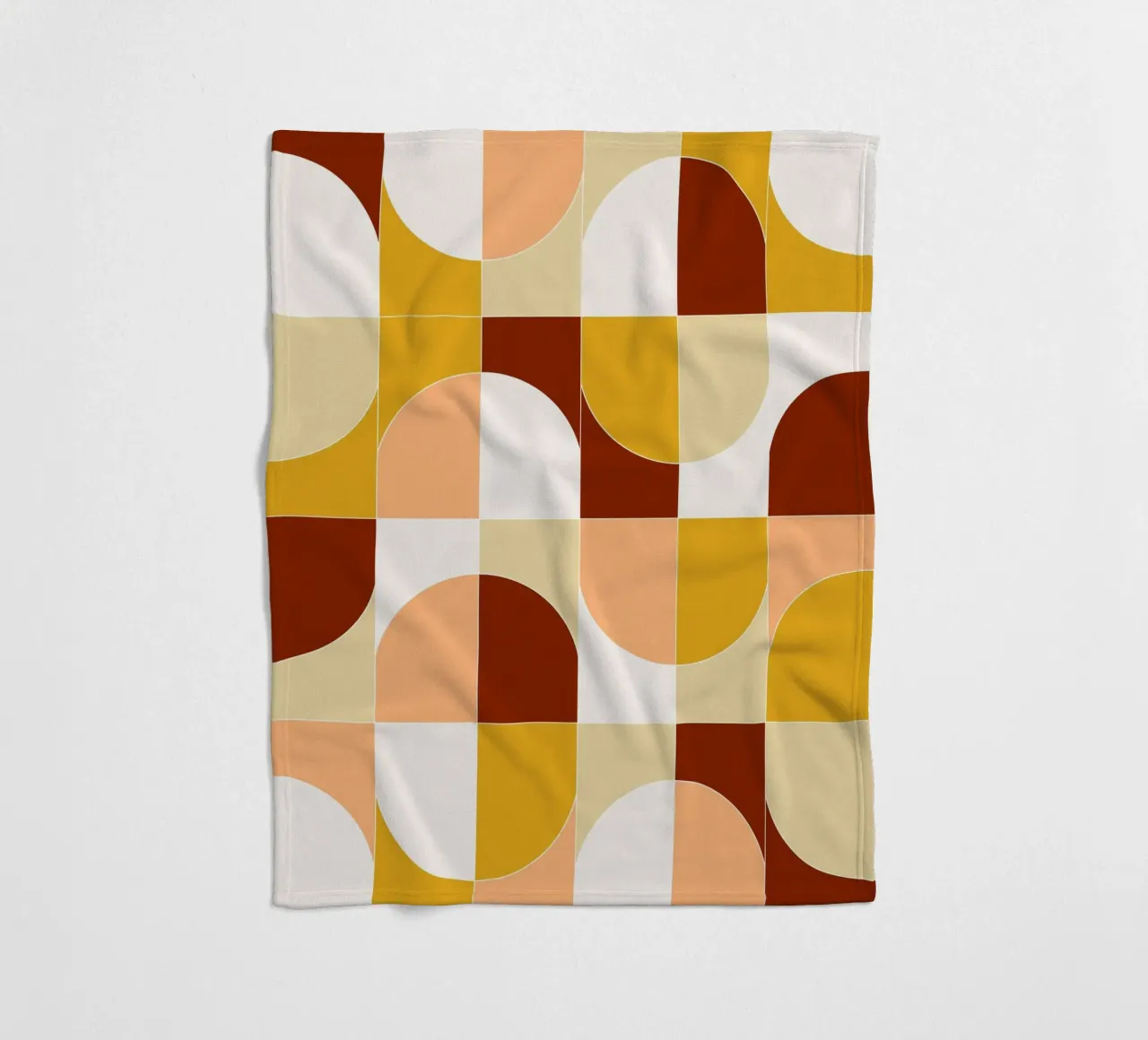 Bold Geo Tiles 03 coperta in pile da designdn