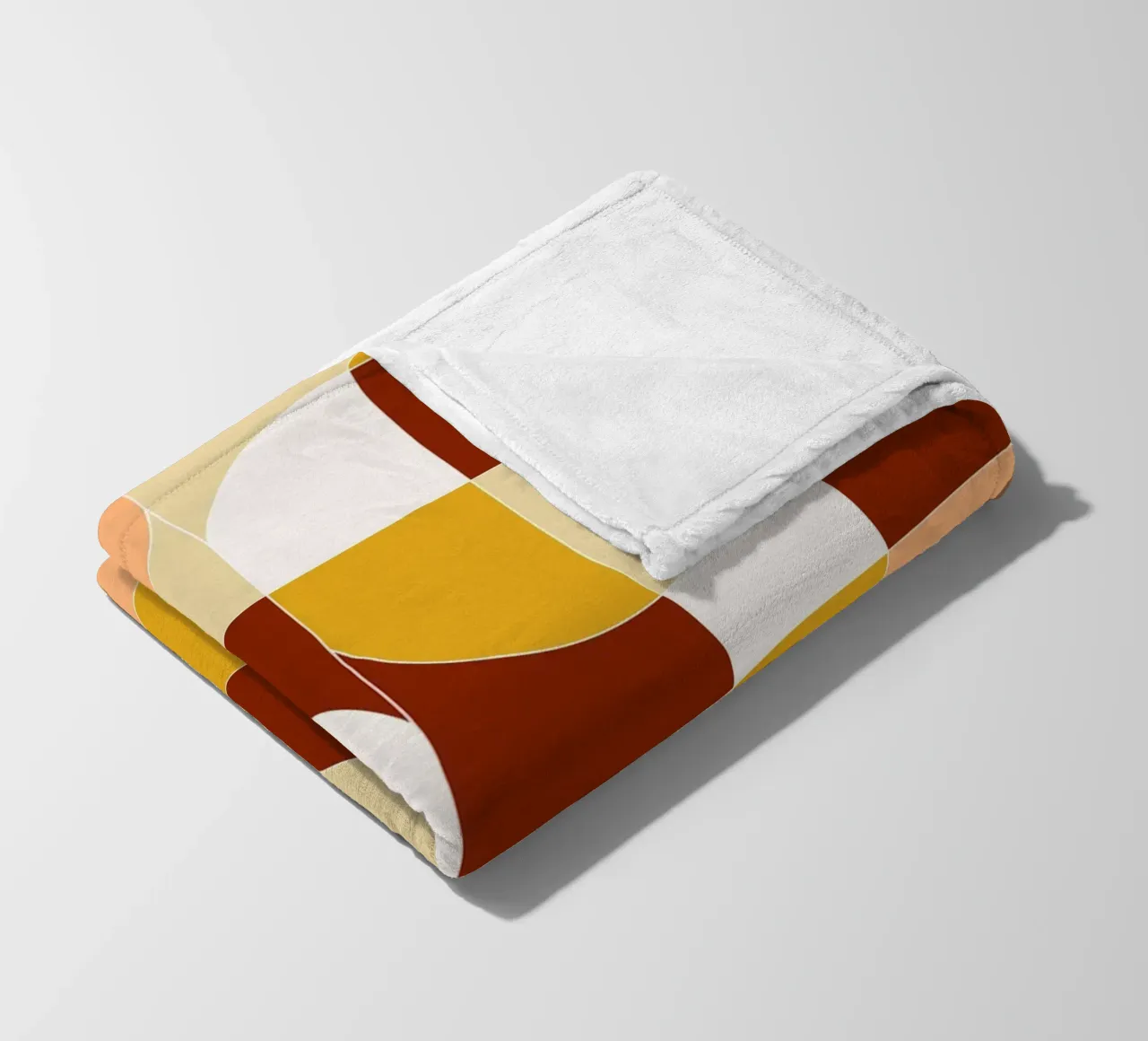 Bold Geo Tiles 03 coperta in pile da designdn