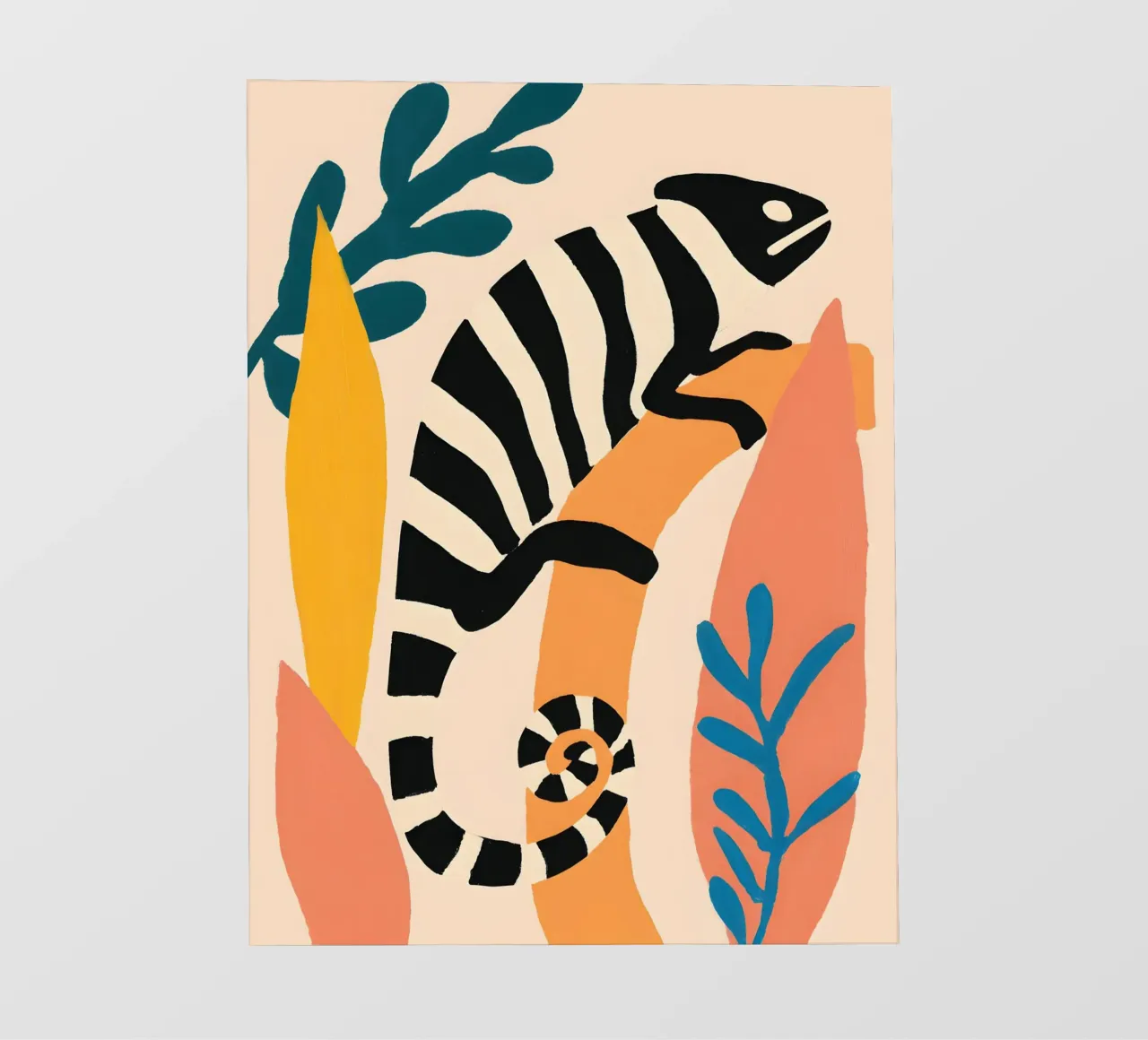Abstract Chameleon telo in pvc da Gypsy Galleria