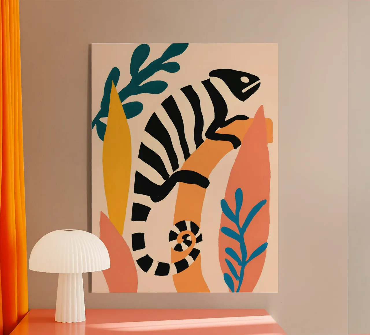 Abstract Chameleon plexiglass da Gypsy Galleria