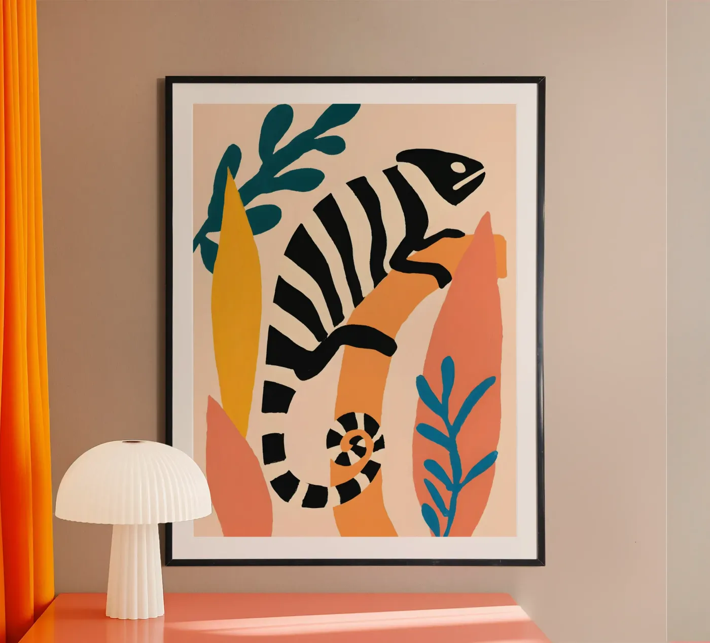 Abstract Chameleon poster da Gypsy Galleria