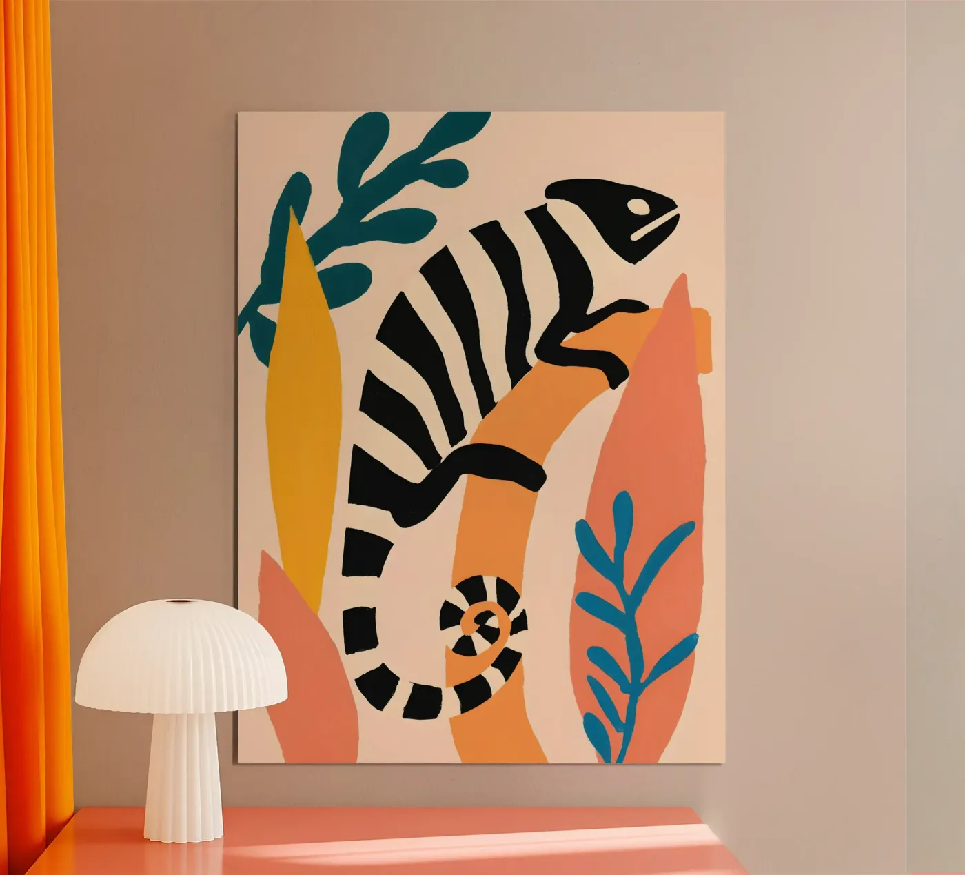 Abstract Chameleon poster da Gypsy Galleria