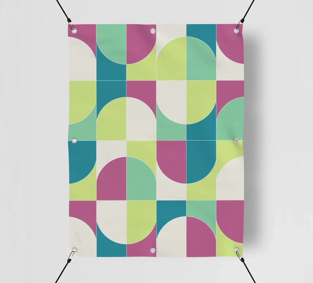Bold Geo Tiles 04 telo in pvc da designdn