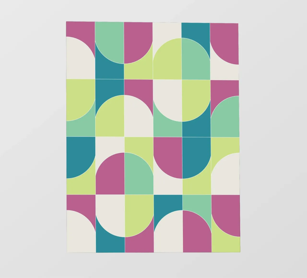 Bold Geo Tiles 04 telo in pvc da designdn
