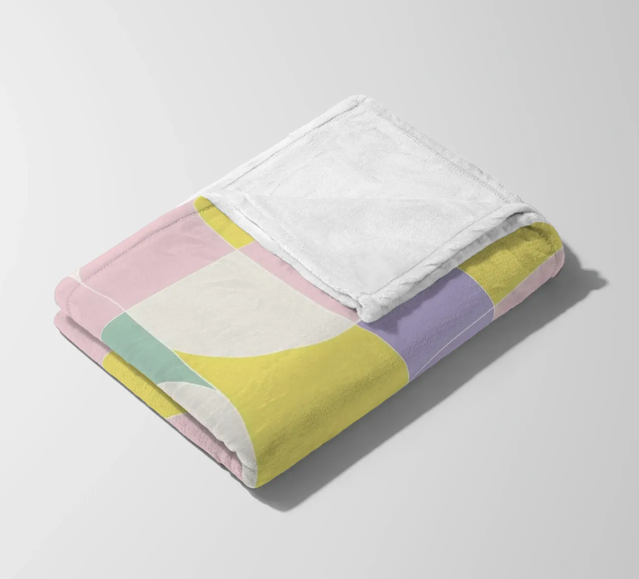 Bold Geo Tiles 05 coperta in pile da designdn