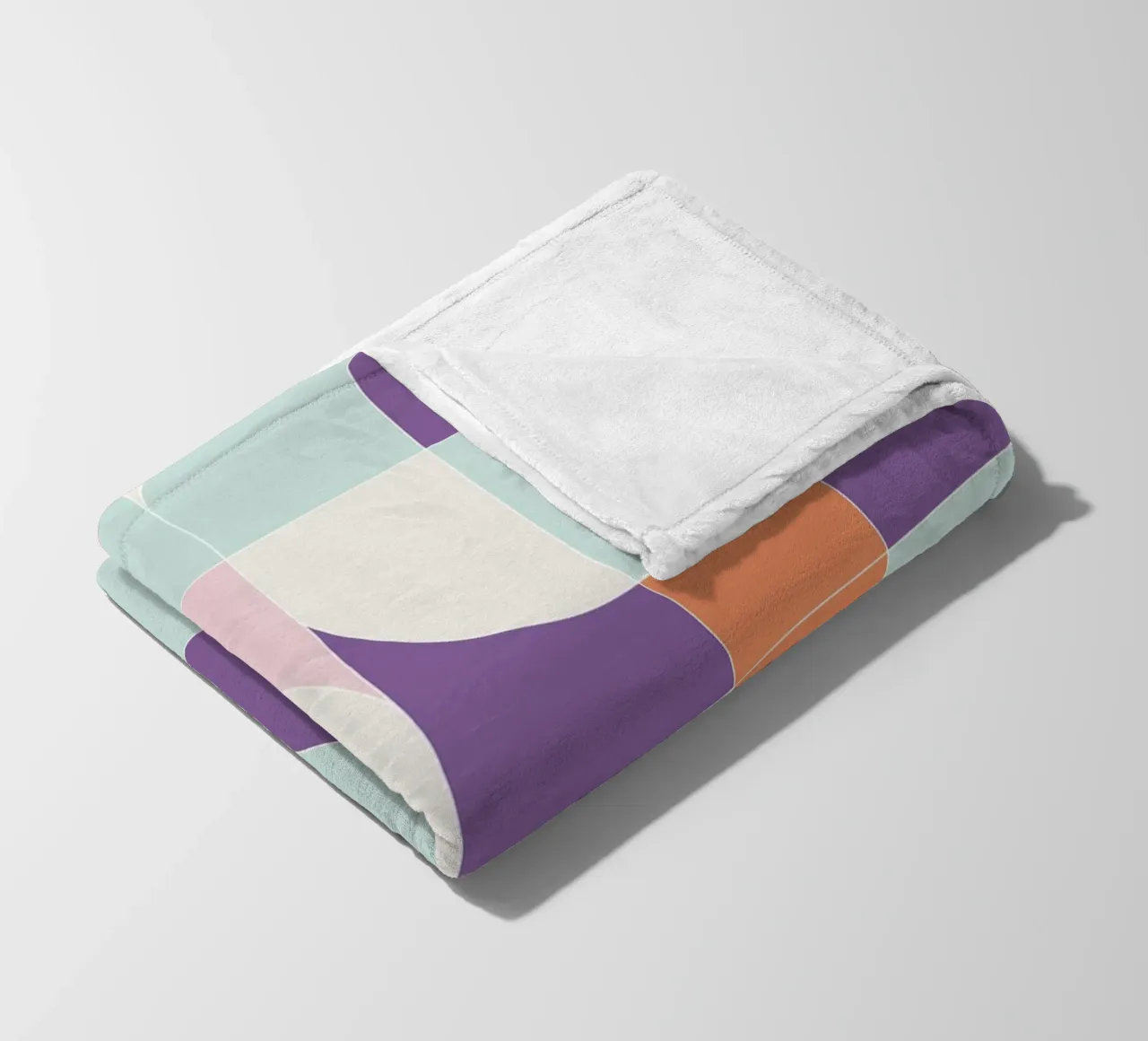 Bold Geo Tiles 06 coperta in pile da designdn