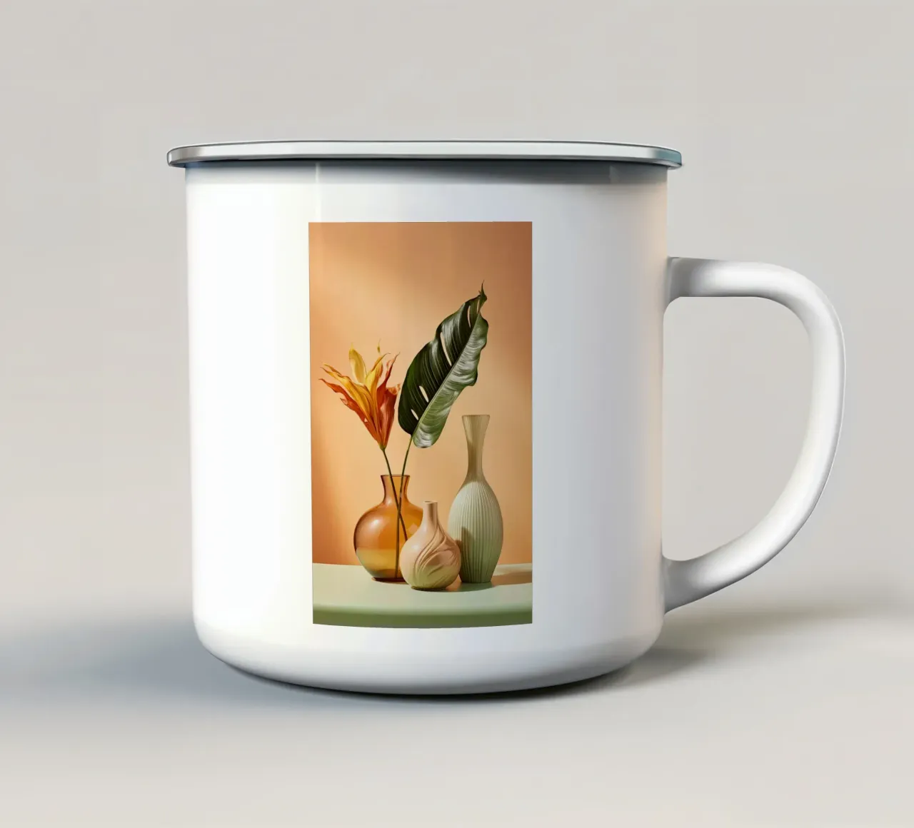 Arte da parete di Imagine tazza in smalto da Imagine