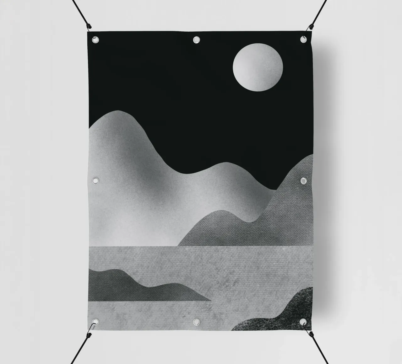 Paesaggio monocromatico 13 telo in pvc da Little Dean