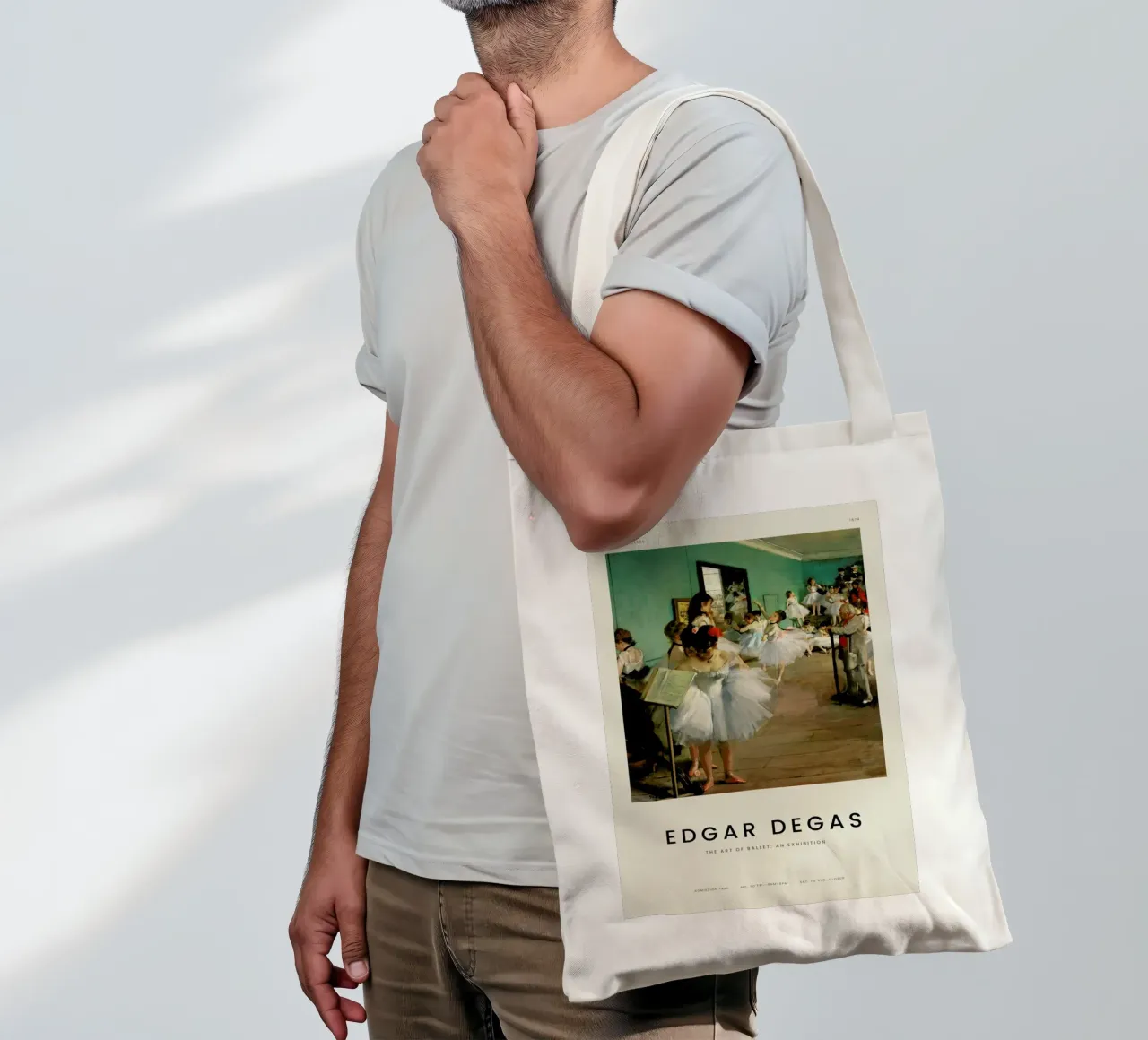Degas - The Dance Class borsa in juta da Vintage by JUNIQE