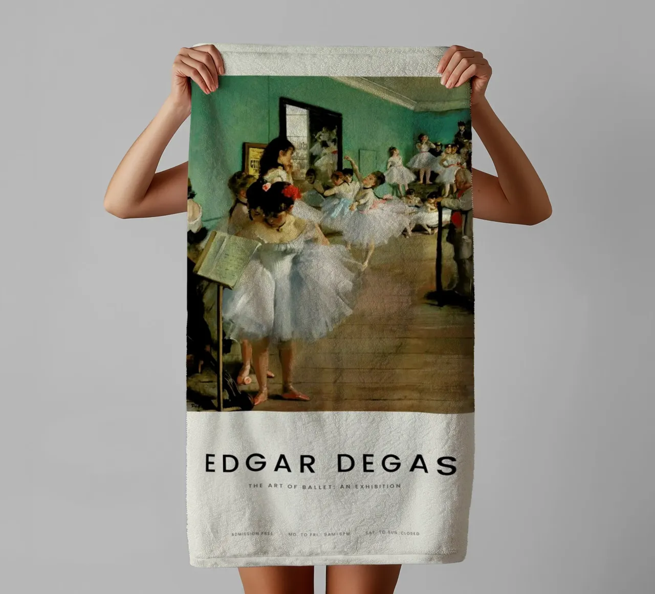 Degas - The Dance Class asciugamano da bagno da Vintage by JUNIQE