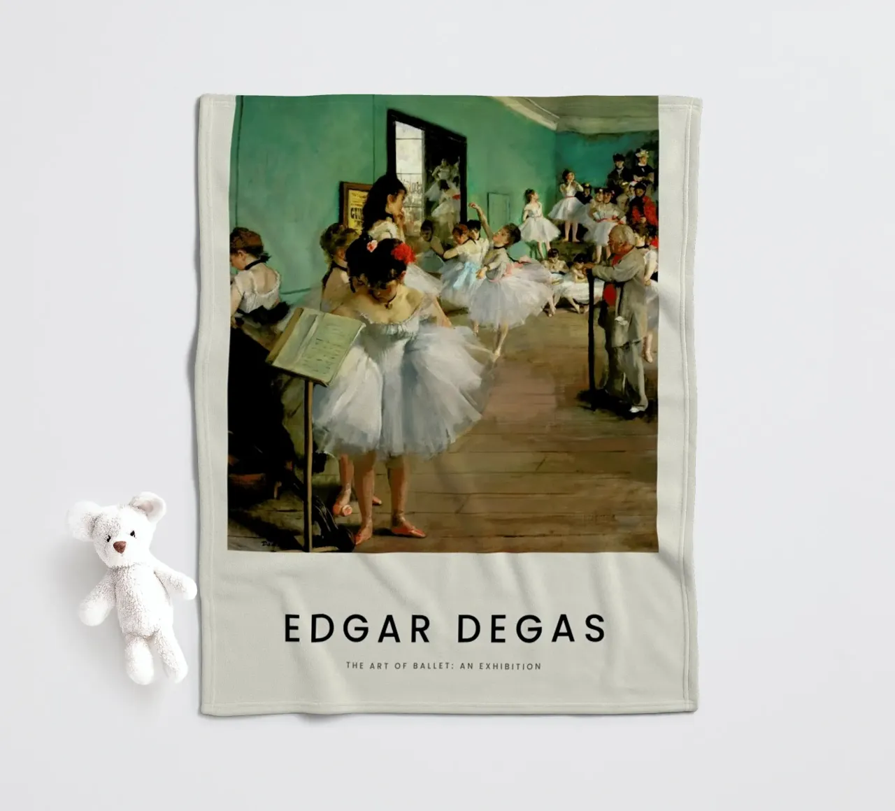 Degas - The Dance Class coperta in pile da Vintage by JUNIQE