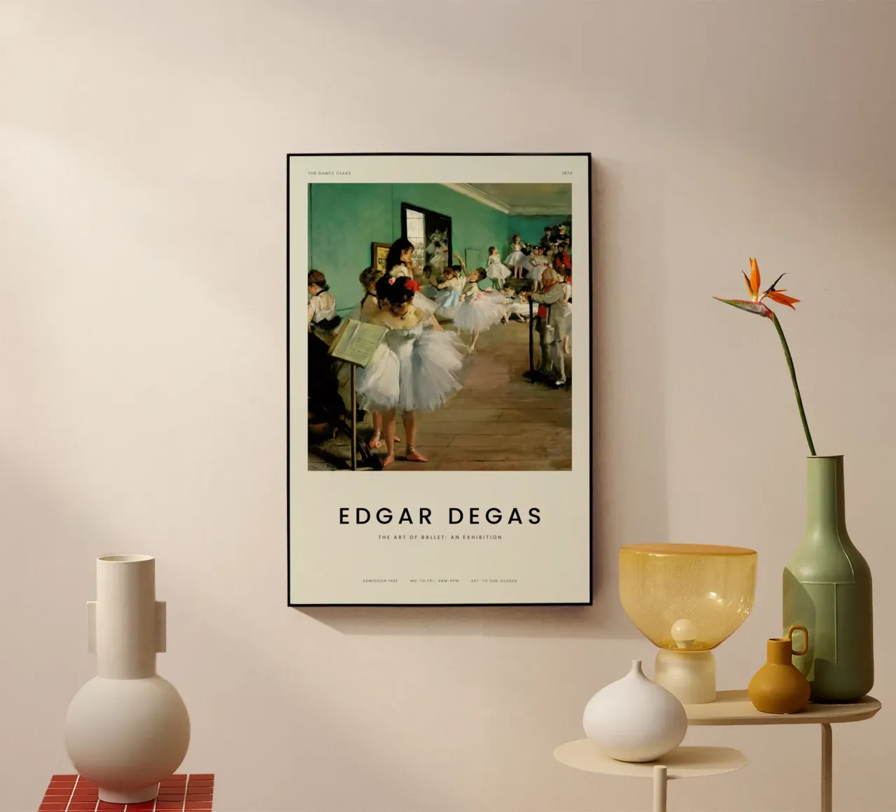 Degas - The Dance Class plexiglass da Vintage by JUNIQE