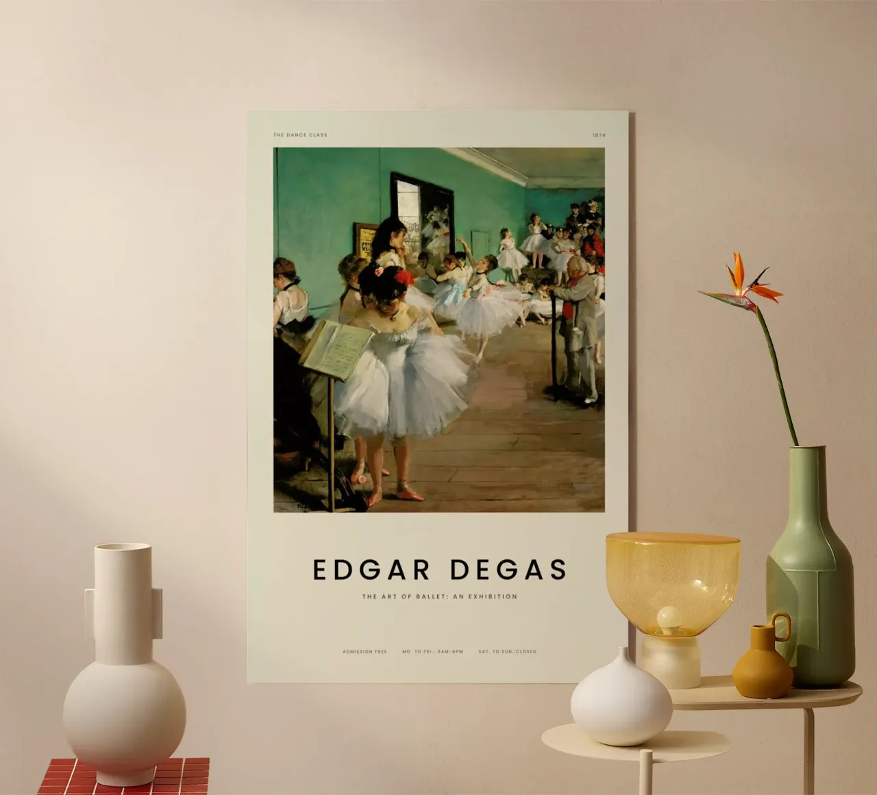 Degas - The Dance Class plexiglass da Vintage by JUNIQE