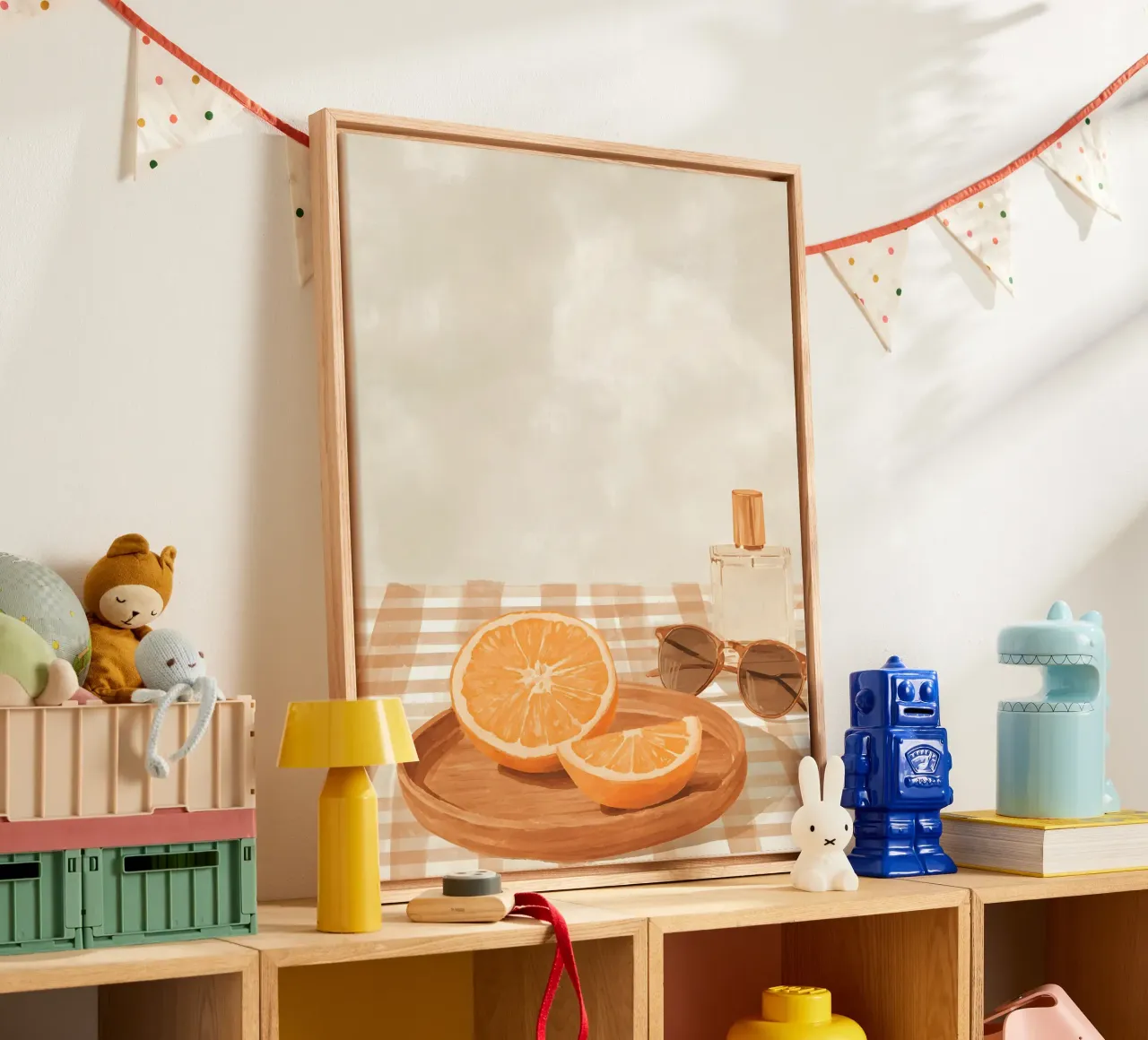Sunny Day canvas met Baklijst van Gypsy Galleria