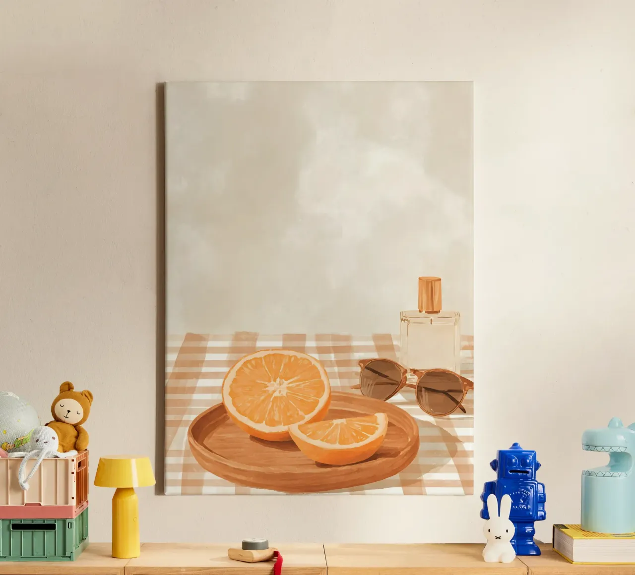 Sunny Day canvas met Baklijst van Gypsy Galleria