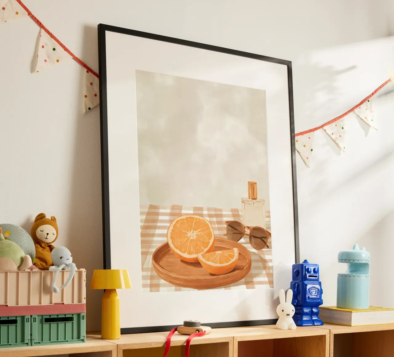 Sunny Day poster con telaio in alluminio da Gypsy Galleria