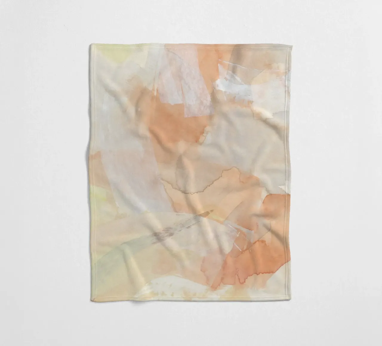 Pennellate di toni caldi 4 coperta in pile da NouveauPrints