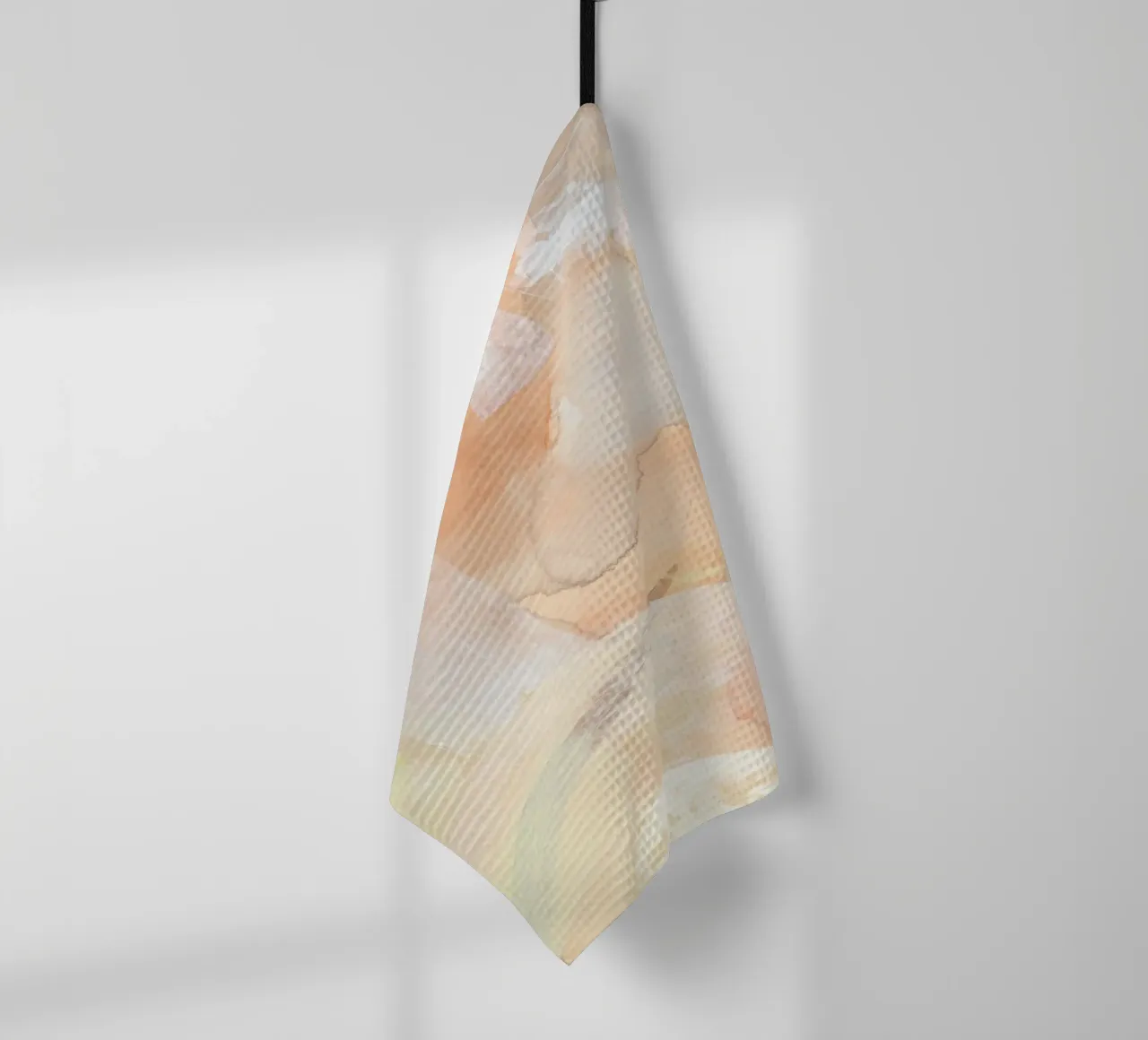 Pennellate di toni caldi 4 canovaccio da cucina da NouveauPrints