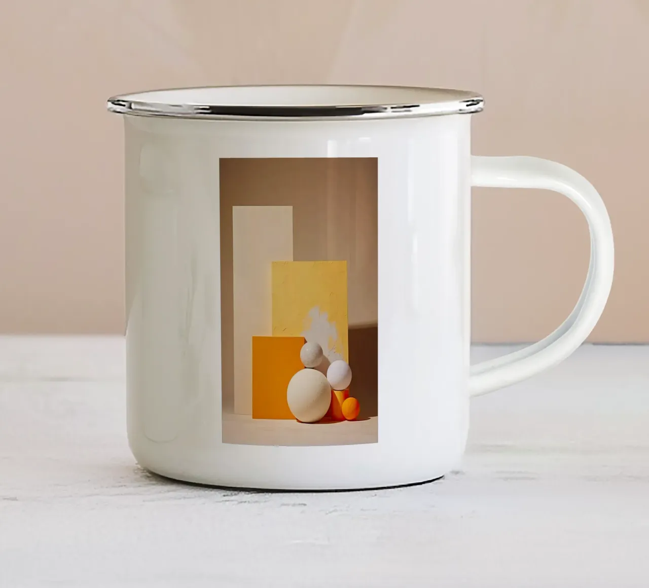 Arte da parete di Imagine tazza in smalto da Imagine