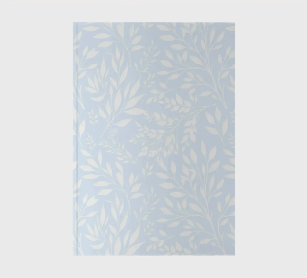 Branches Botanical Print Light Blue notebook by SilverPegasus