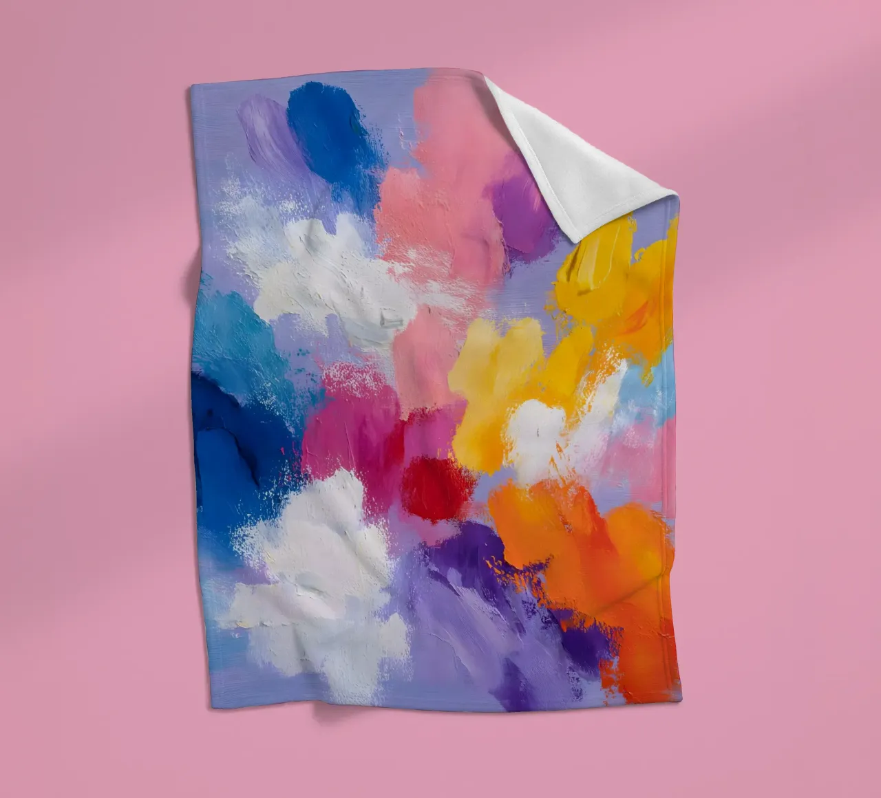 A Pop of Color coperta in pile da Gypsy Galleria