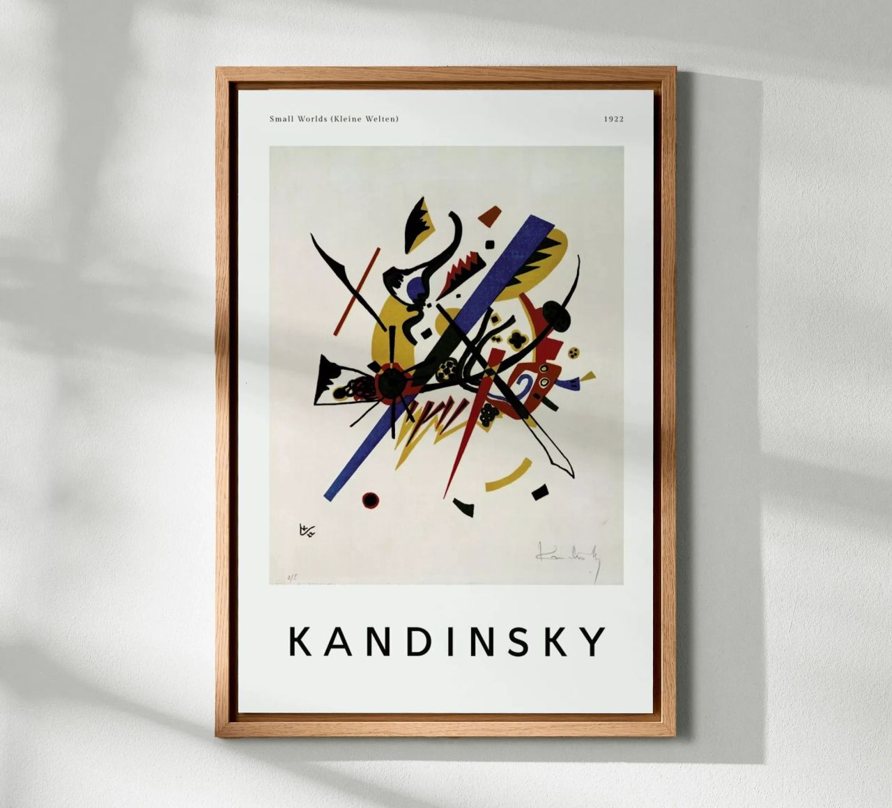 Kandinsky - Small Worlds pannello forex da ARTOTHEK