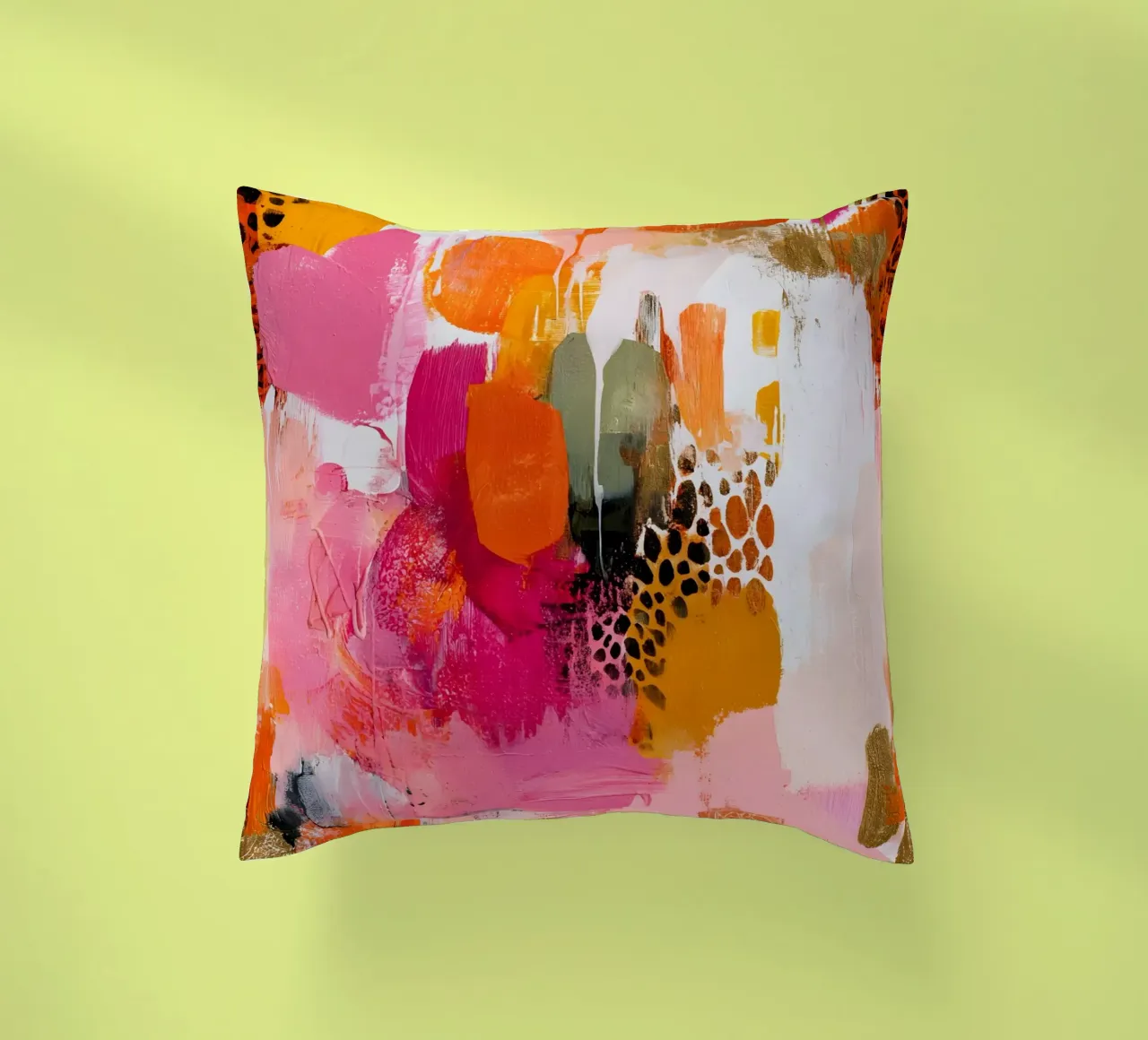 Colorful Abstract cuscino da Gypsy Galleria