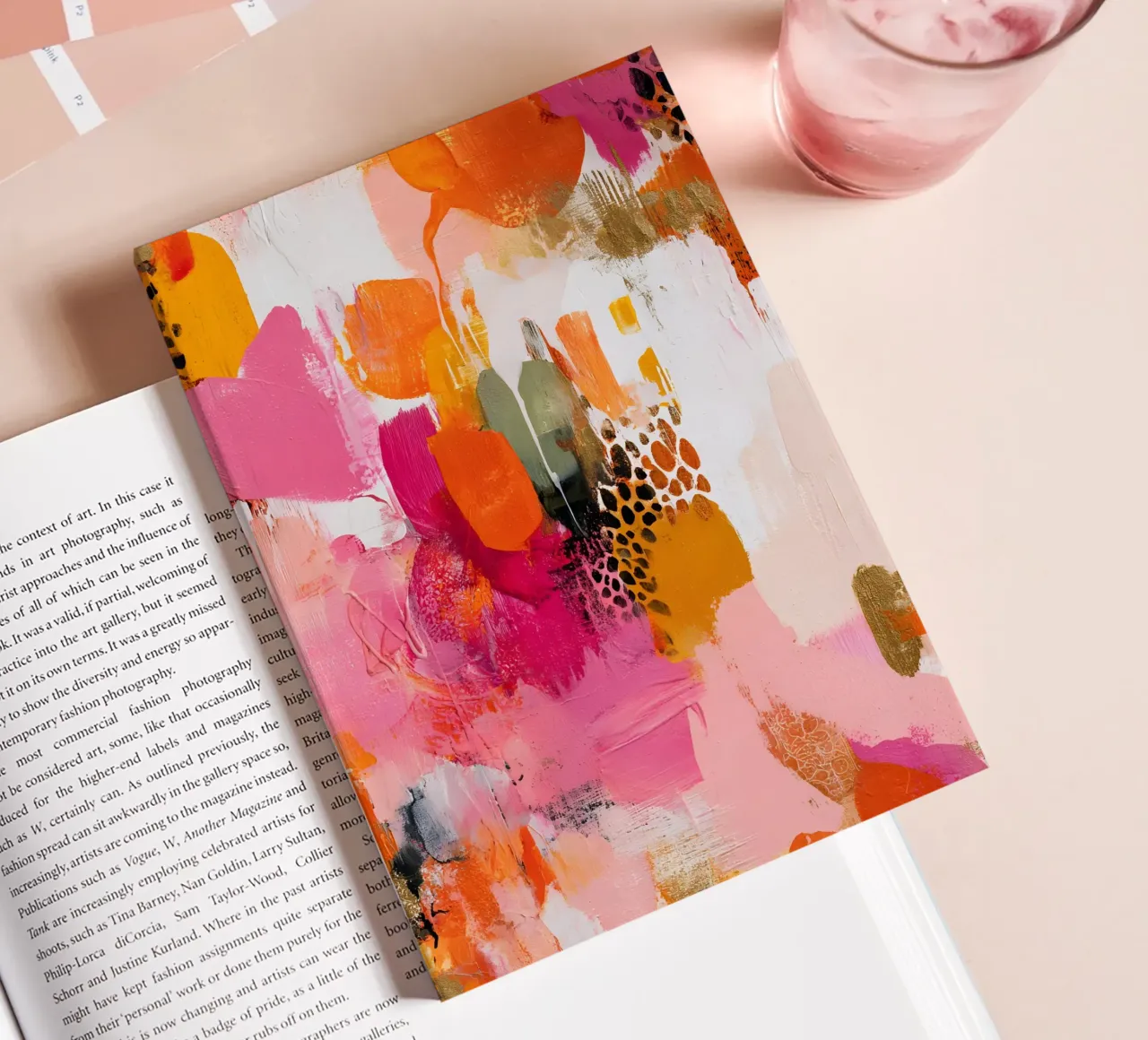 Colorful Abstract notebook by Gypsy Galleria