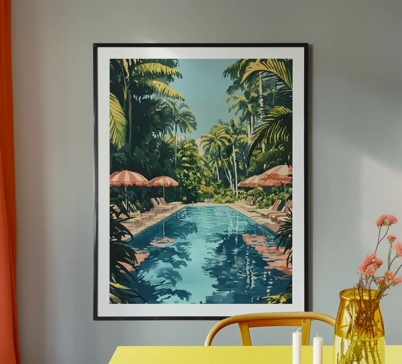 Beverly Hills Poolside poster da Gypsy Galleria