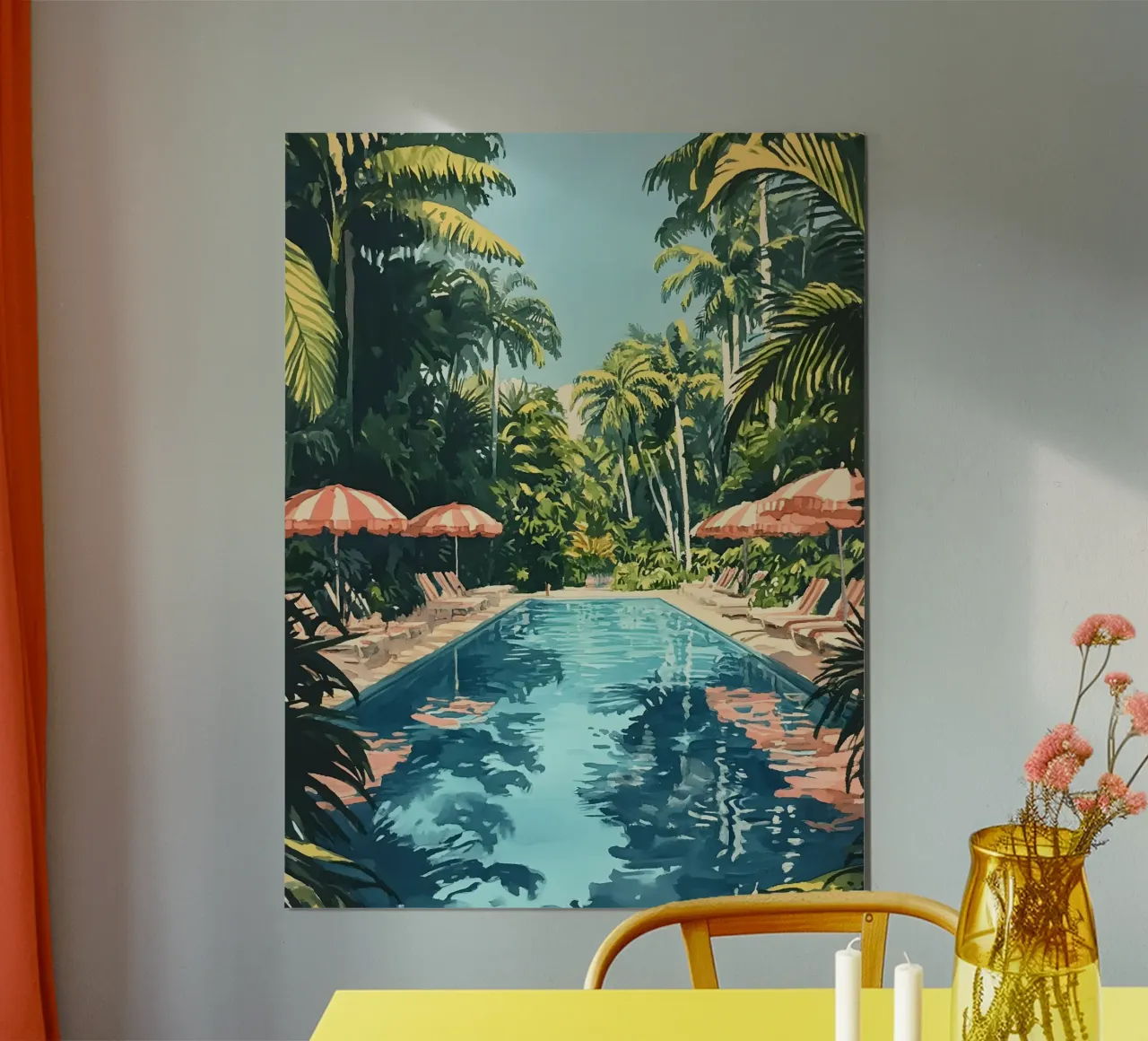 Beverly Hills Poolside poster da Gypsy Galleria