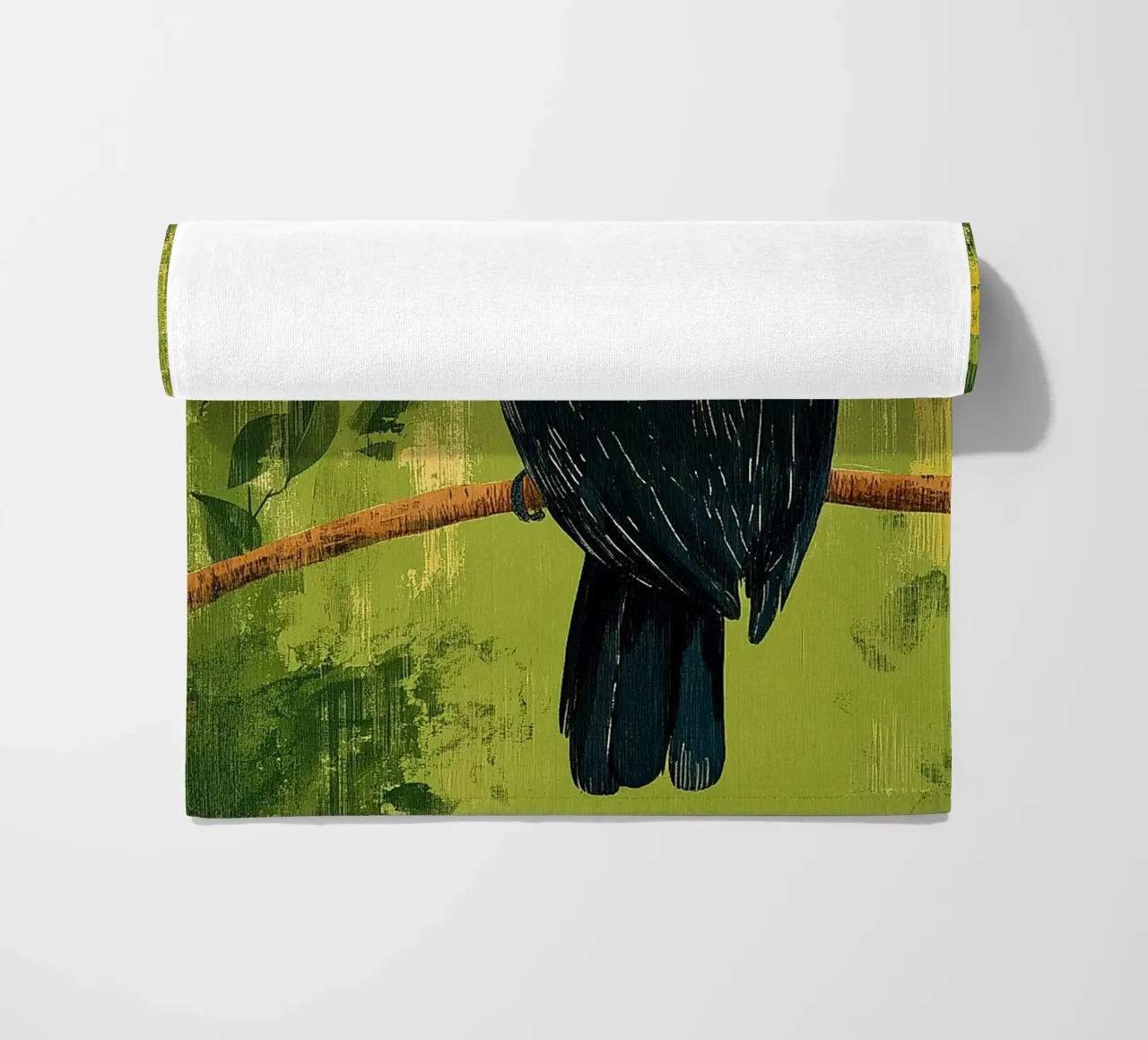Tucano nel verde telo mare da Curious Canvas