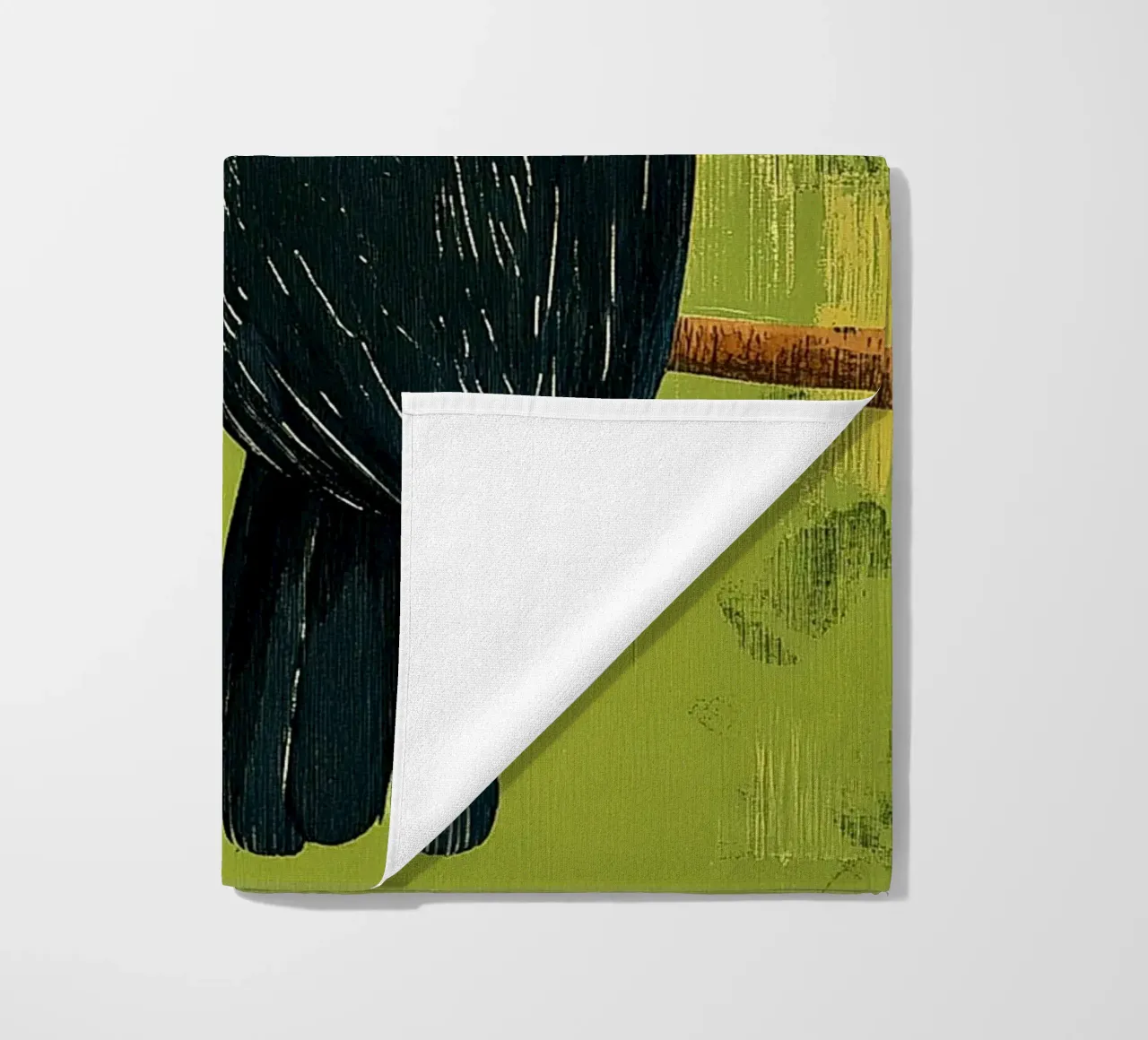 Tucano nel verde telo mare da Curious Canvas
