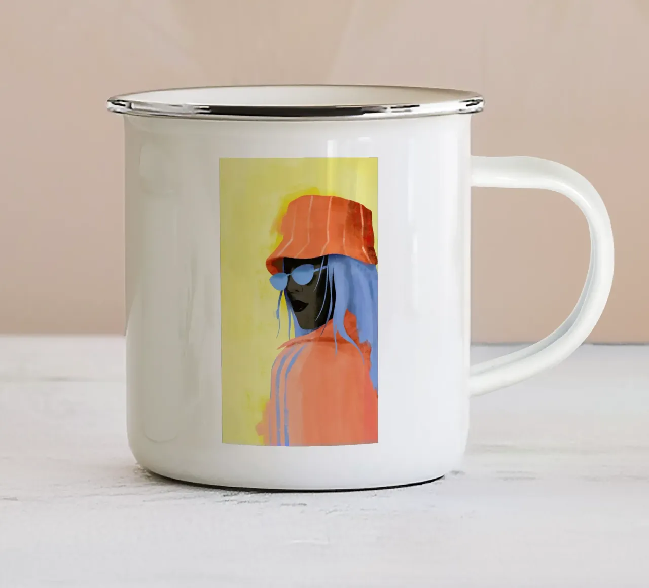 Cadmium tazza in smalto da Pure