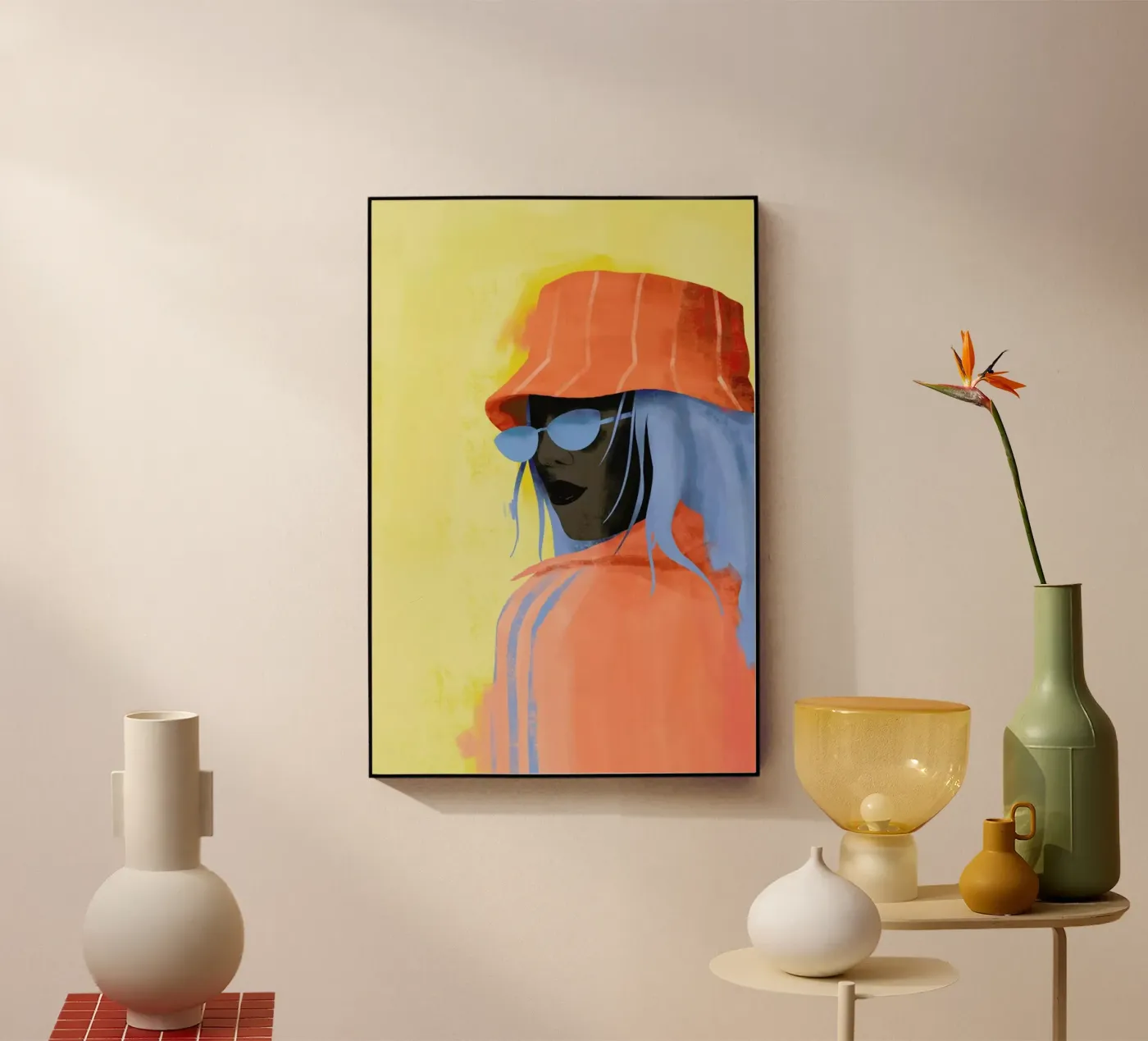 Cadmium acrylic glass by Pure