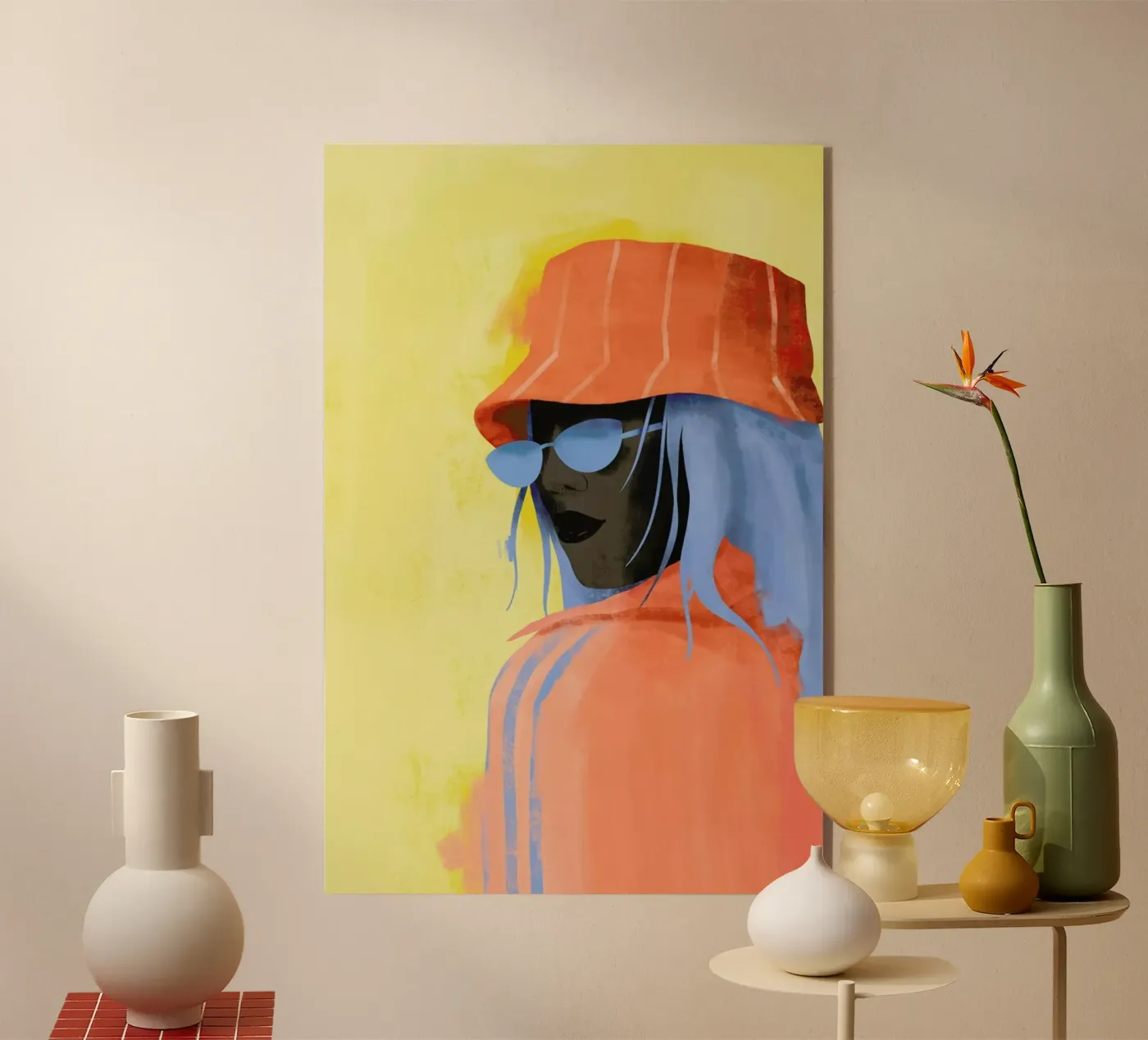 Cadmium acrylic glass by Pure