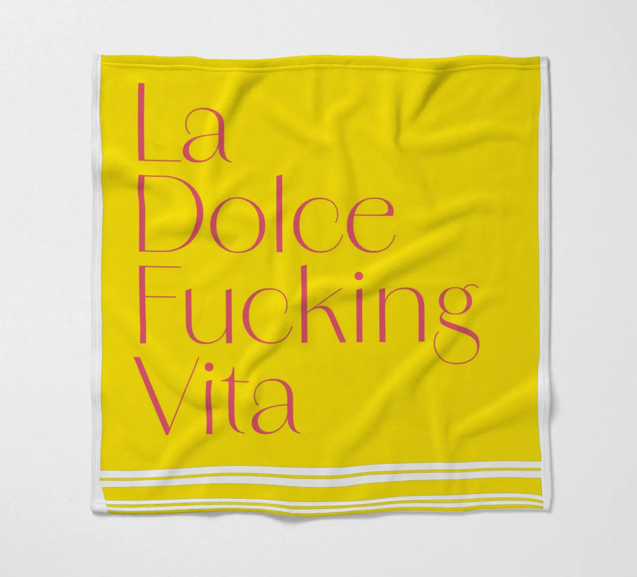 Vita fleece blanket by Flo Klein