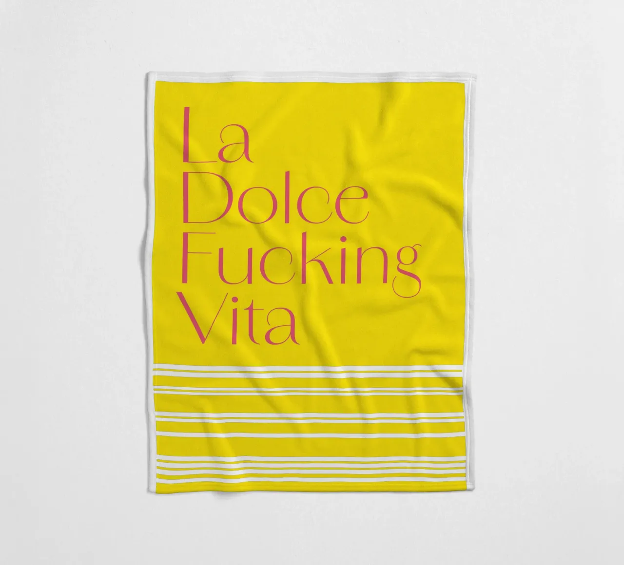 Vita fleece blanket by Flo Klein