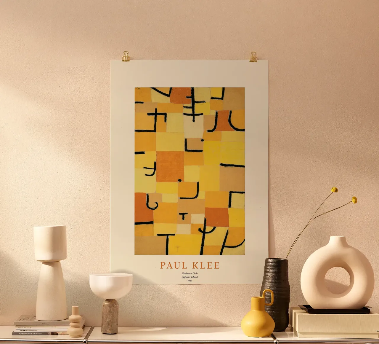 Signs in Yellow carta hahnemühle da Attaboy Dsgn
