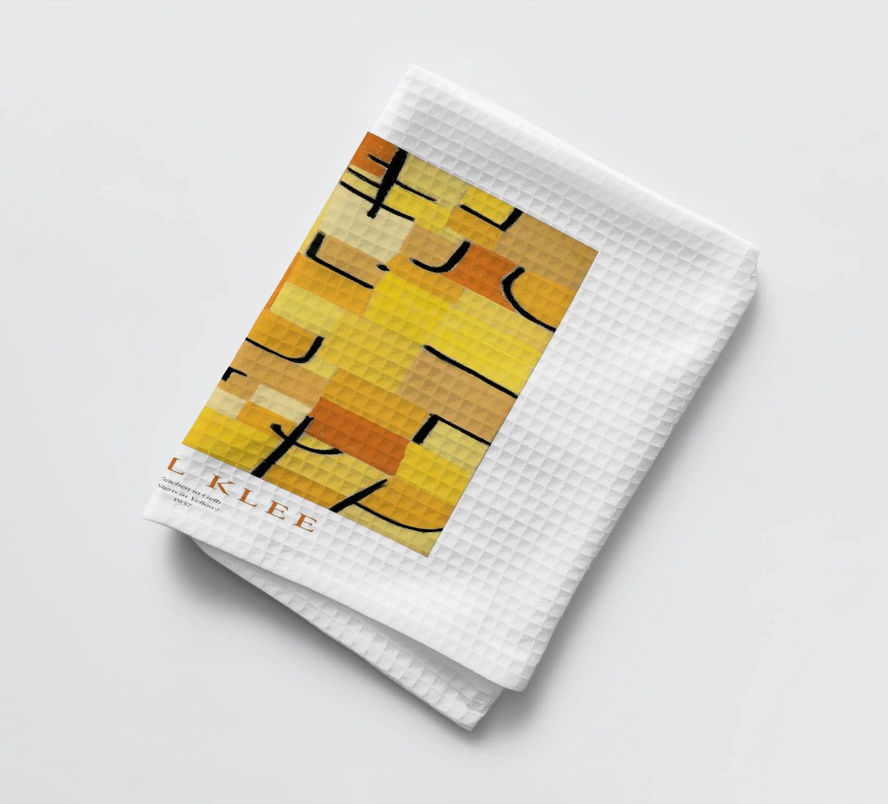 Signs in Yellow torchon de Attaboy Dsgn