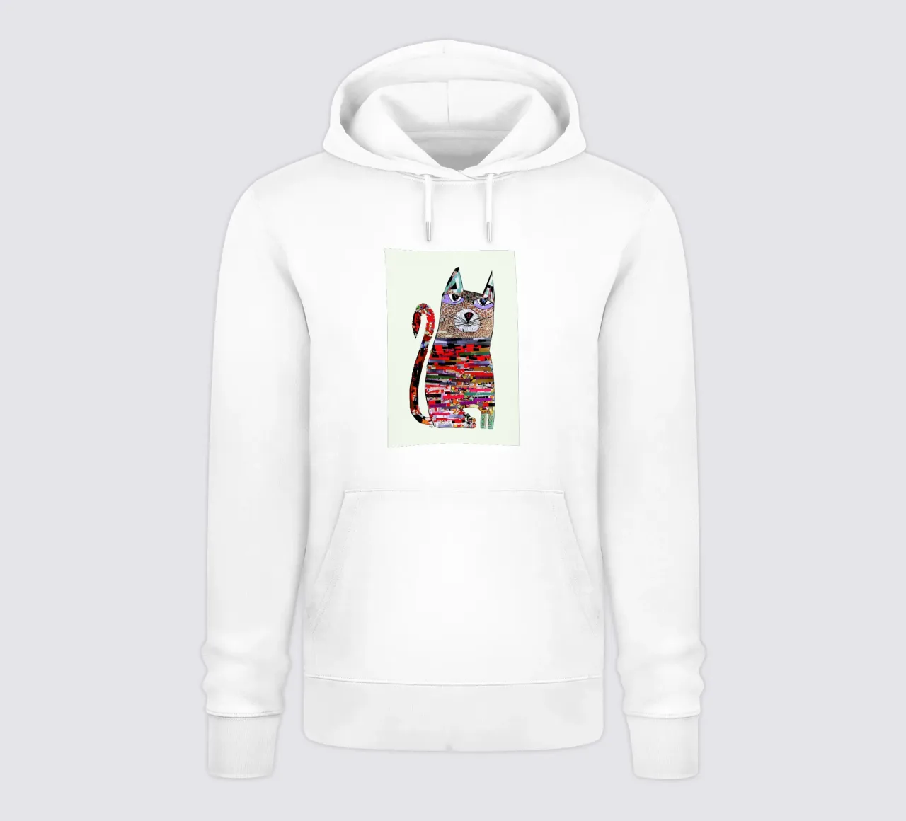 pepper cat felpa con cappuccio da Brian Buckley