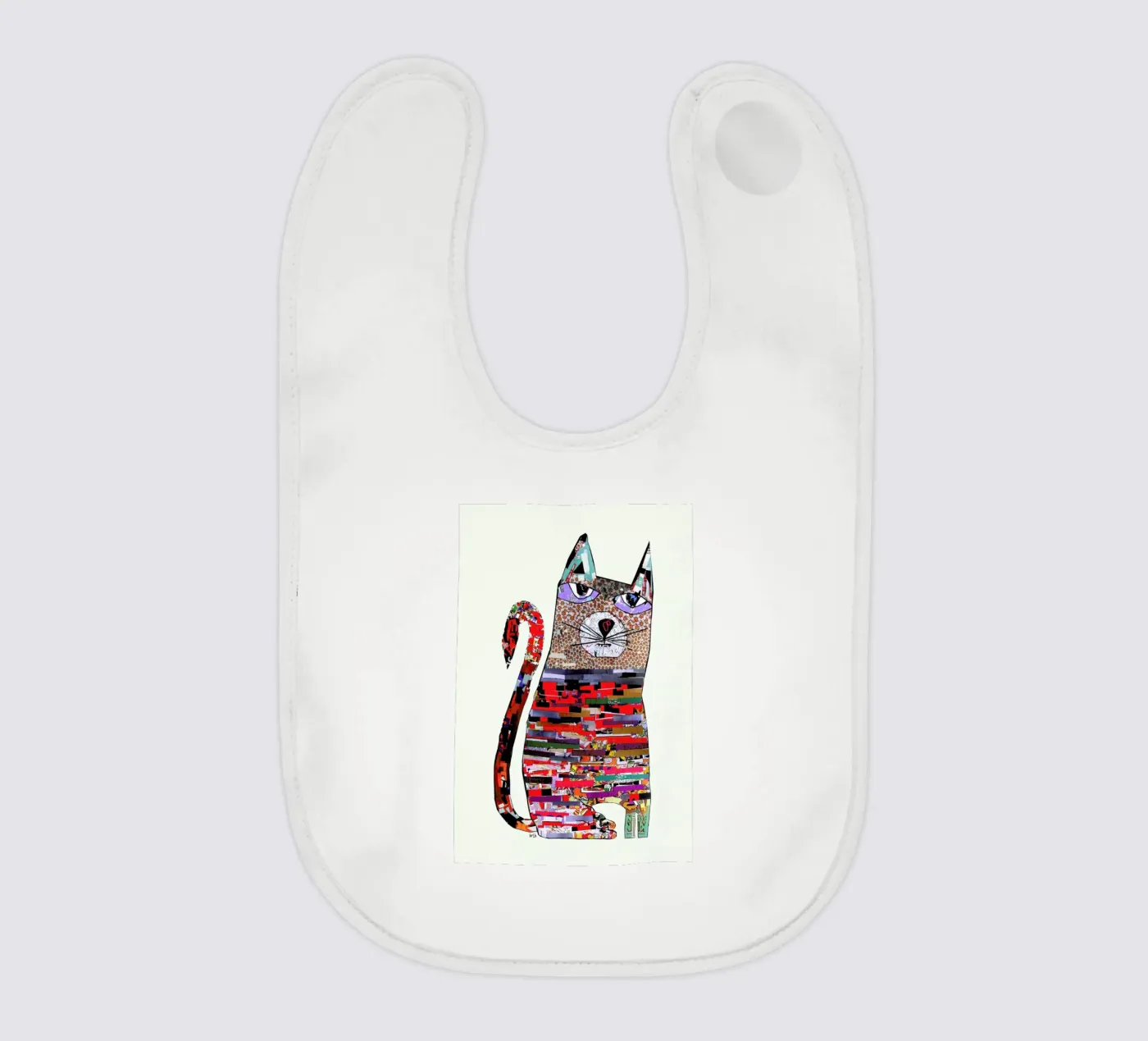 pepper cat Babylätzchen von Brian Buckley