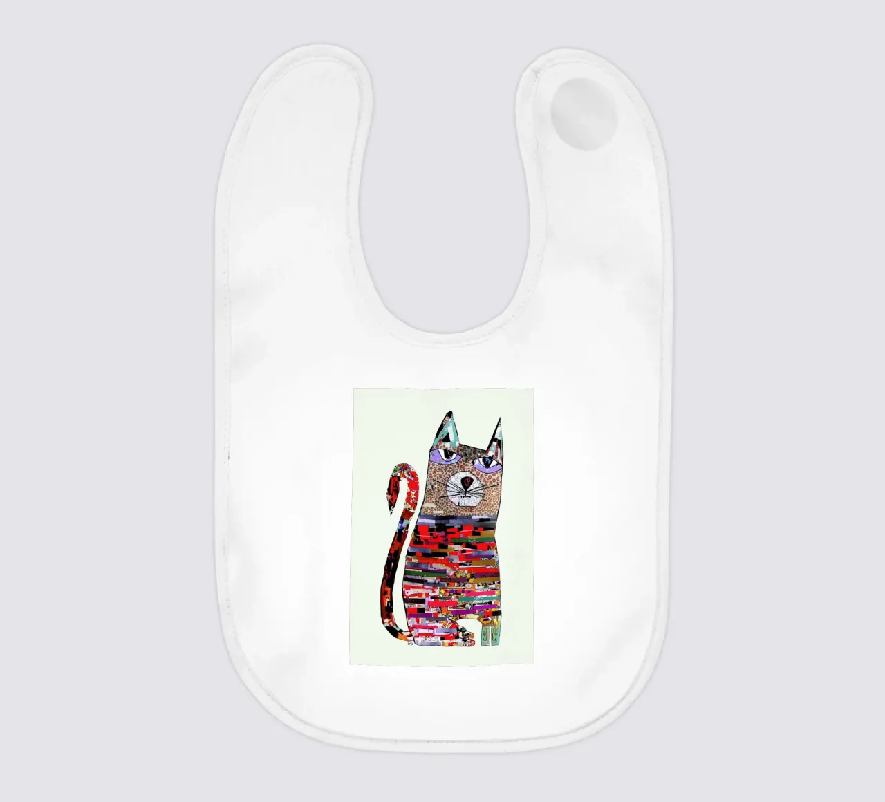 pepper cat bavaglino da Brian Buckley