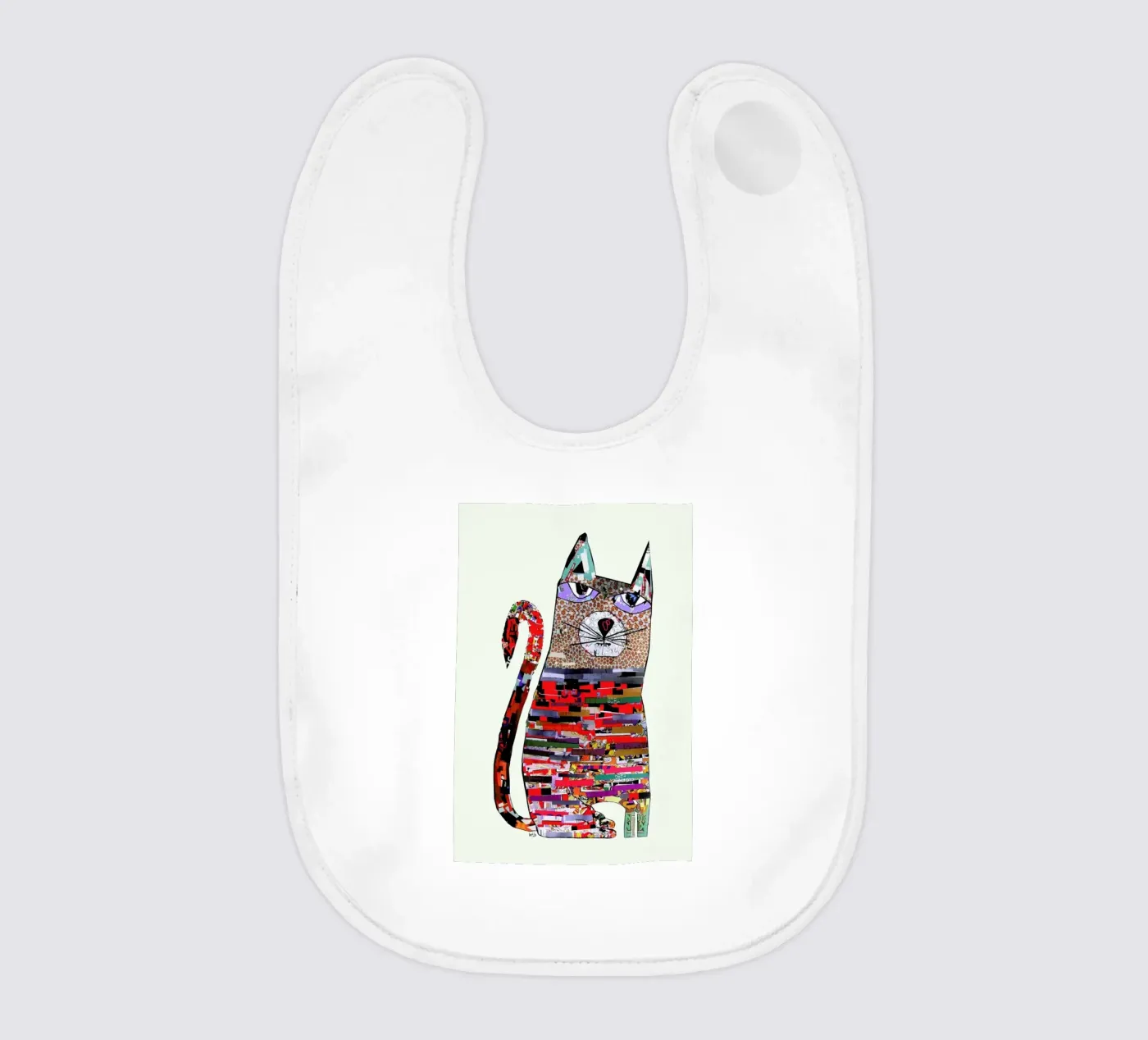 pepper cat bavaglino da Brian Buckley