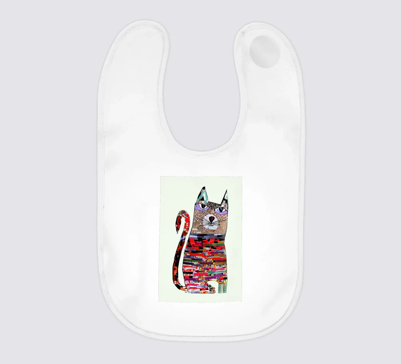 pepper cat Babylätzchen von Brian Buckley