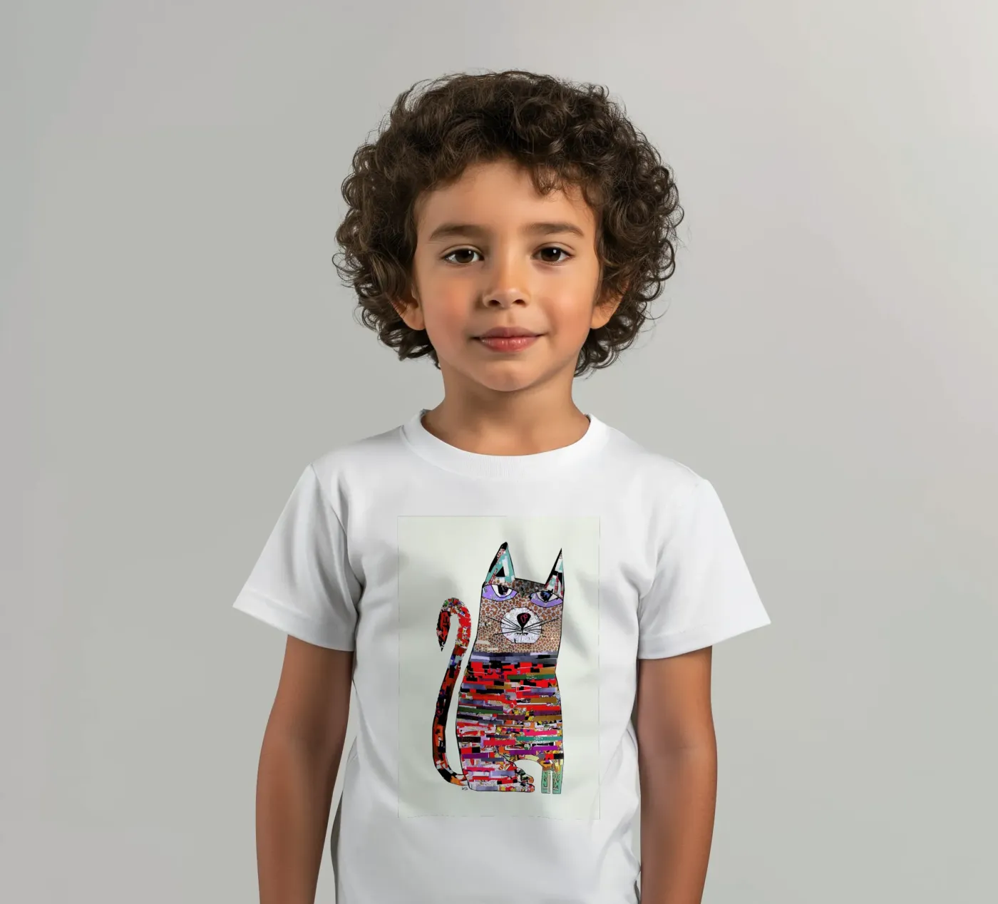 pepper cat t-shirt bambini da Brian Buckley